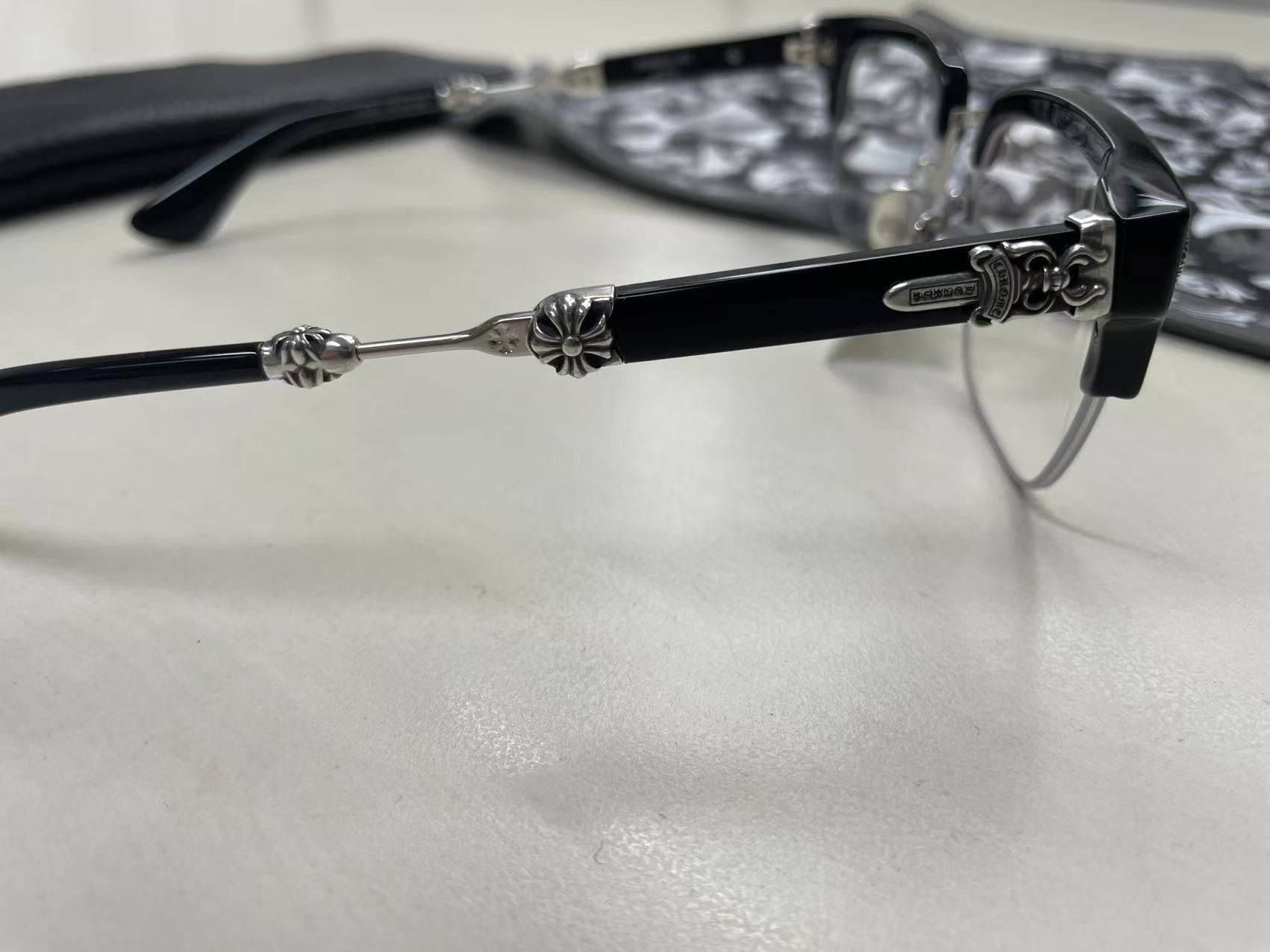 Chrome Hearts Chrome Hearts Evagilist Glasses Frame Size ONE SIZE - 11 Thumbnail