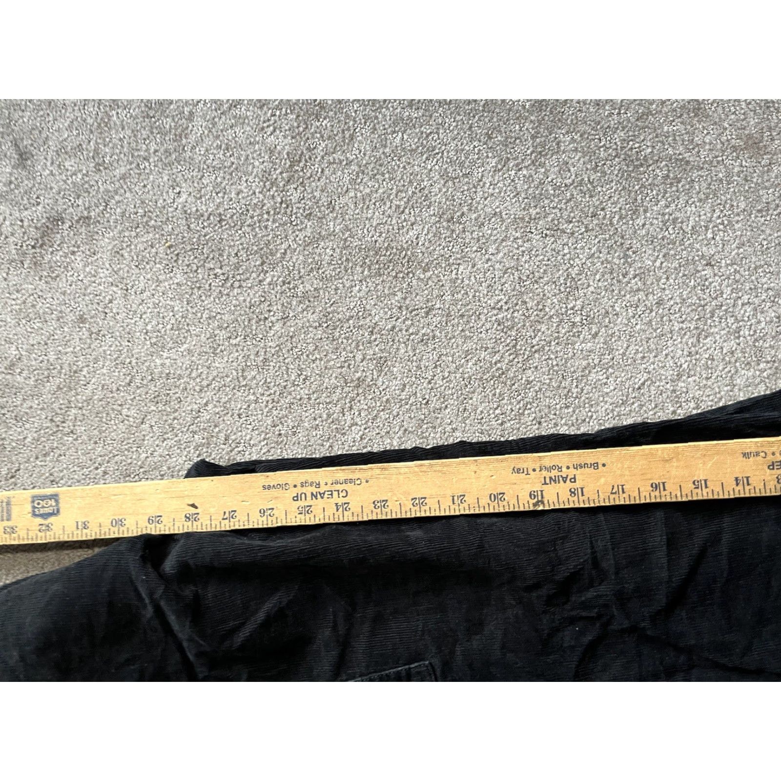 Gap GAP Jeans Cargo Pocket Corduroy Black Women's Size 1 Bootcut Pockets Button Size 25" / US 0 / IT 36 - 6 Thumbnail