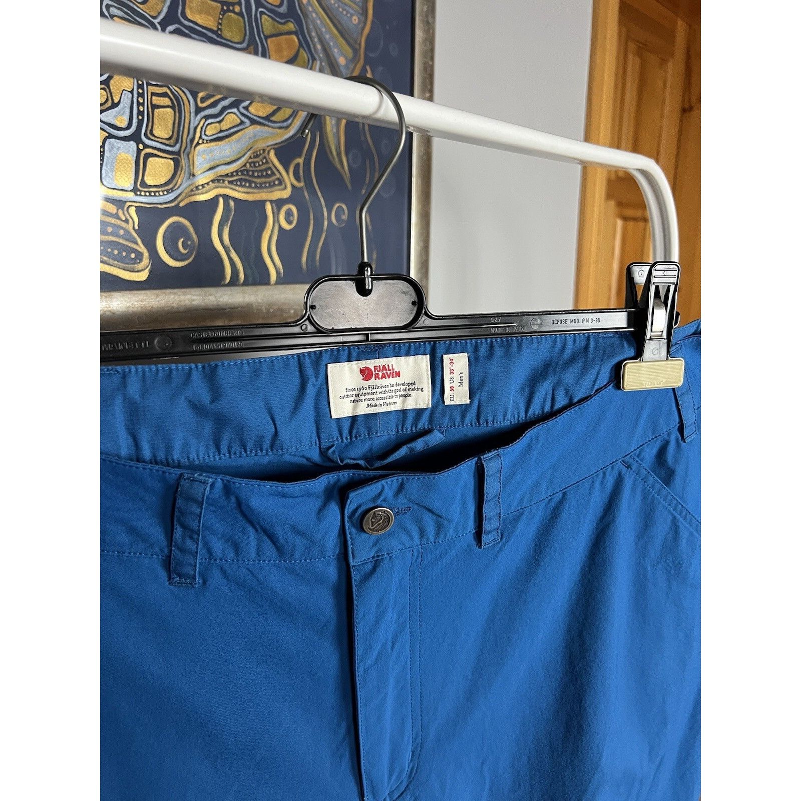 Fjallraven Fjallraven Abisko Lite G-1000 Men`s Blue Cargo Tracking Shor Size US 34 / EU 50 - 6 Thumbnail