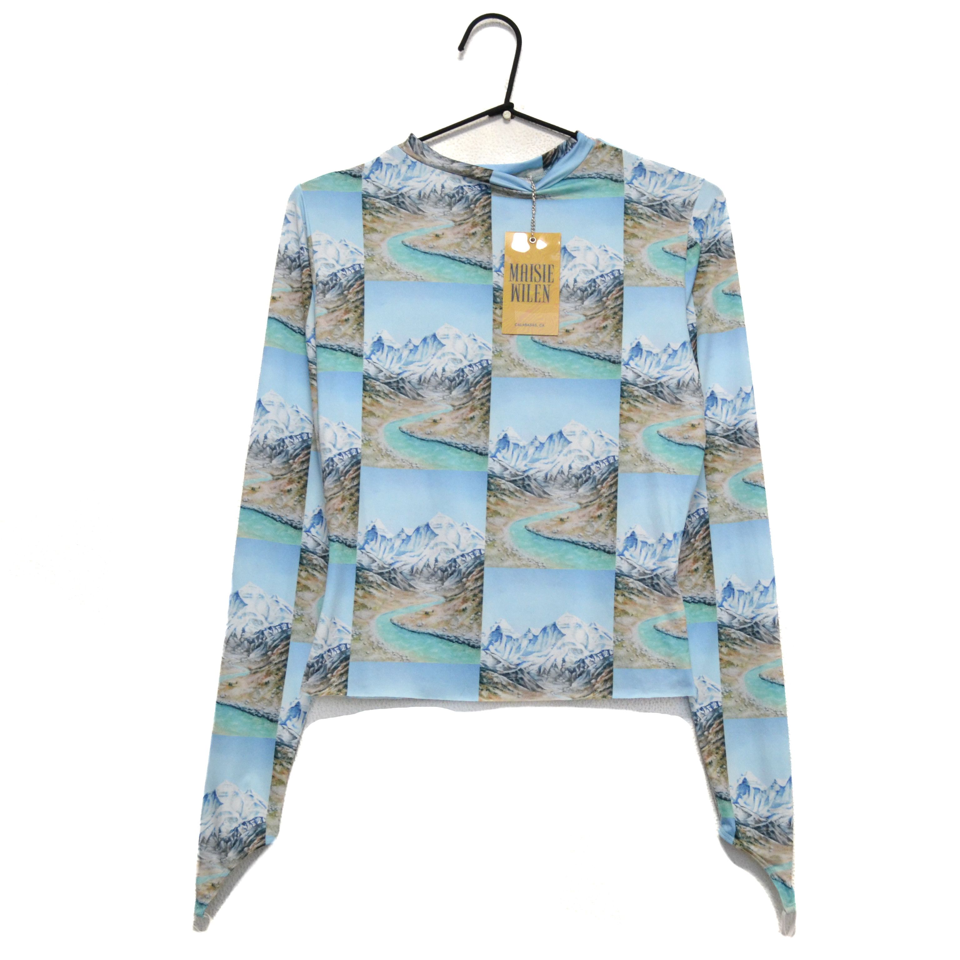 Maisie Wilen Maisie Wilen Designer Printed Long Sleeve Top Size M Size M / US 6-8 / IT 42-44 - 1 Thumbnail