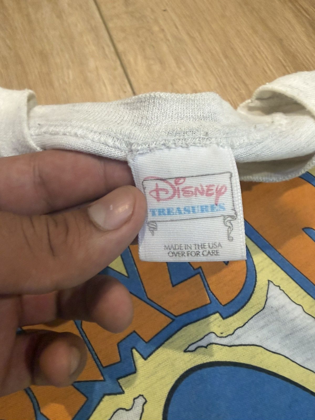 Disney Vintage 1991 Disney Donald Duck Grey Long Sleeve AOP Size US XL / EU 56 / 4 - 12 Thumbnail