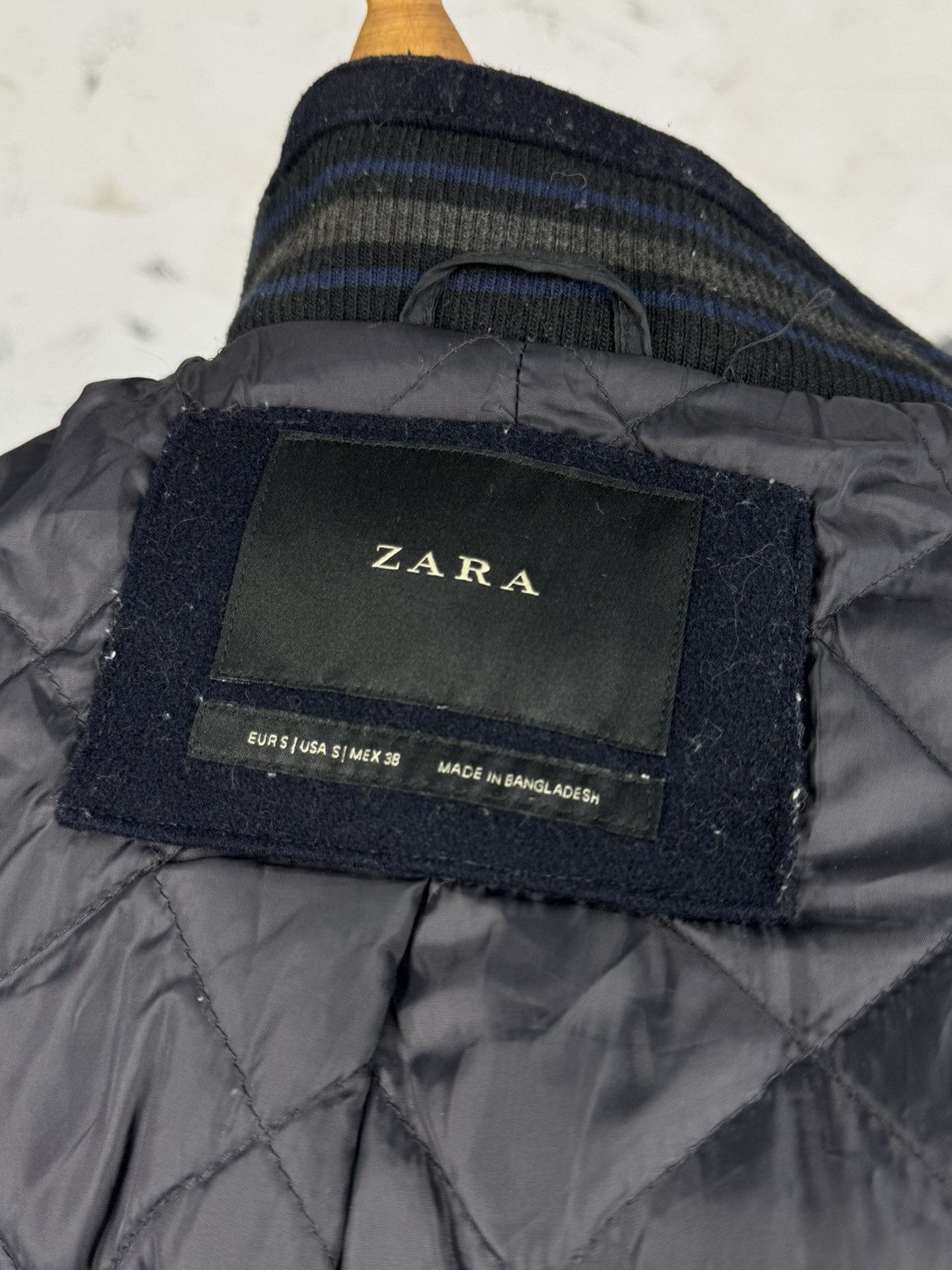 Zara Vintage ZARA Duffle Coat Wool Jacket Size S - M Size US S / EU 44-46 / 1 - 7 Thumbnail