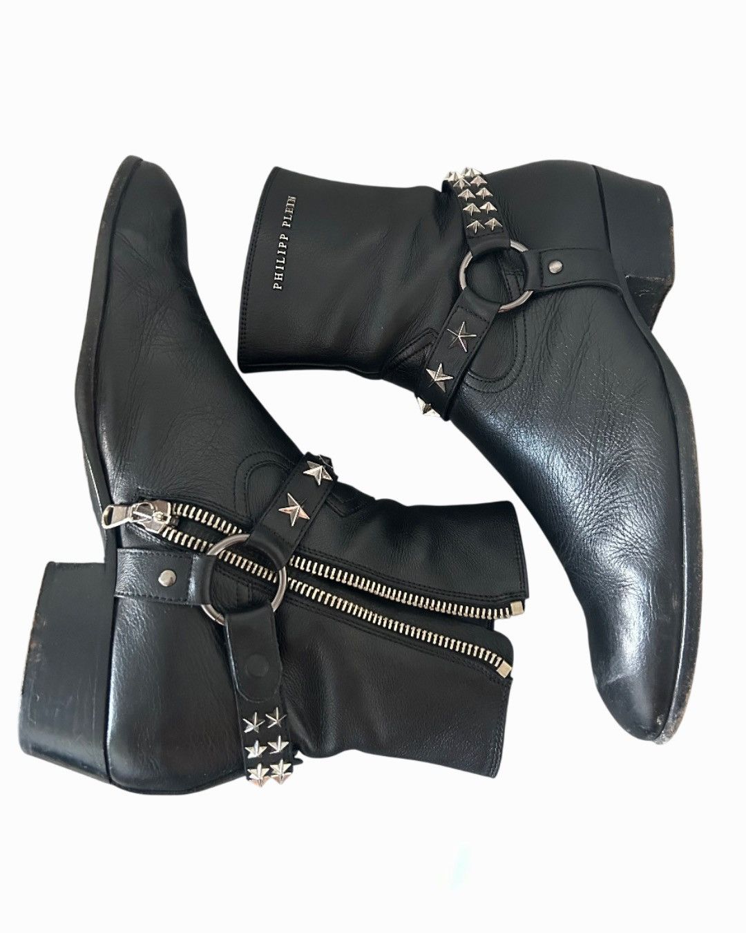 Philipp Plein philipp plein studded harness boots Size US 10 / EU 43 - 1 Thumbnail