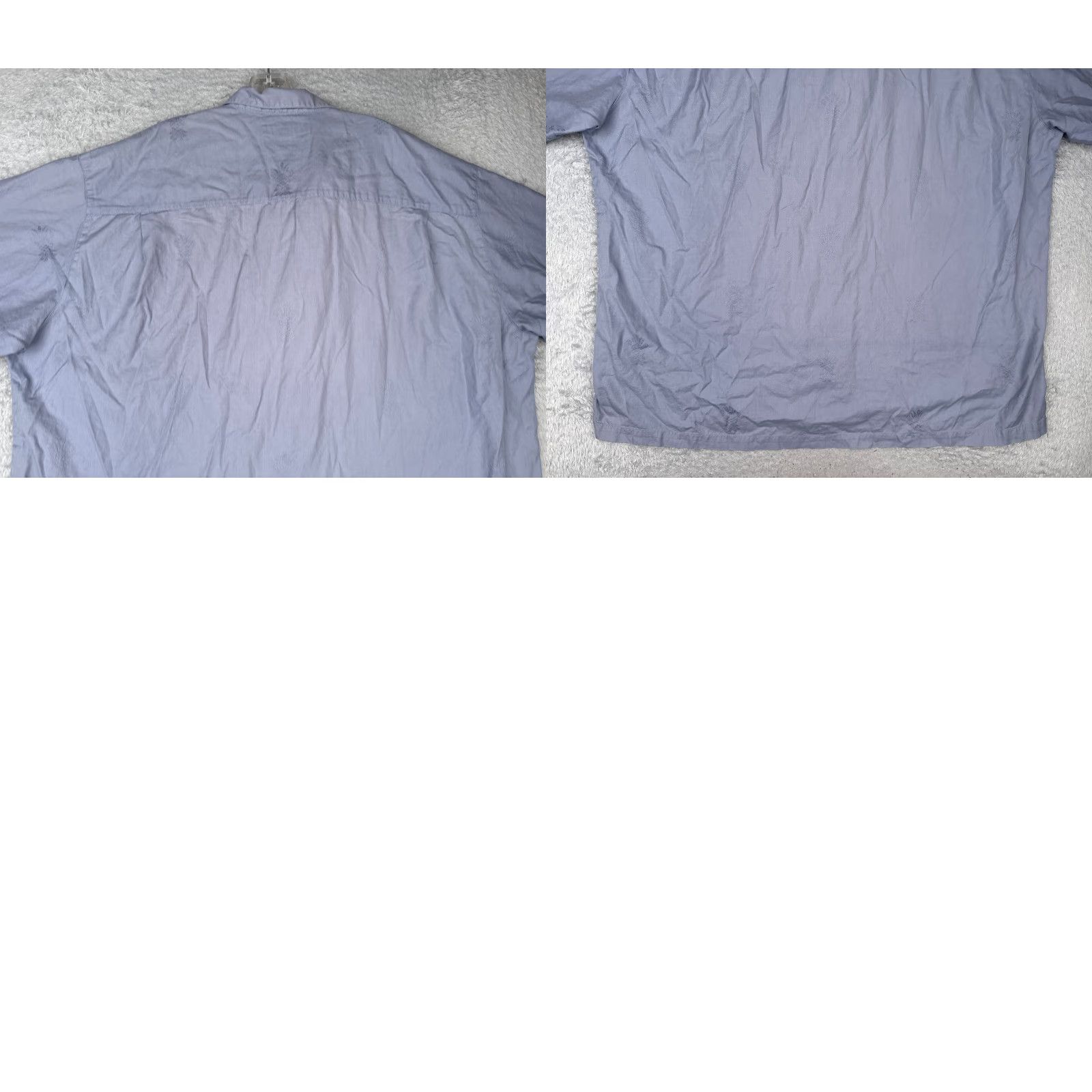 Tommy Bahama Tommy Bahama Shirt Men 2XL Blue Hawaiian 100% Cotton Button Up Embroidered Casual Beach Aloha Resort Navy/Cyan Mens Size US XXL / EU 58 / 5 - 9 Thumbnail