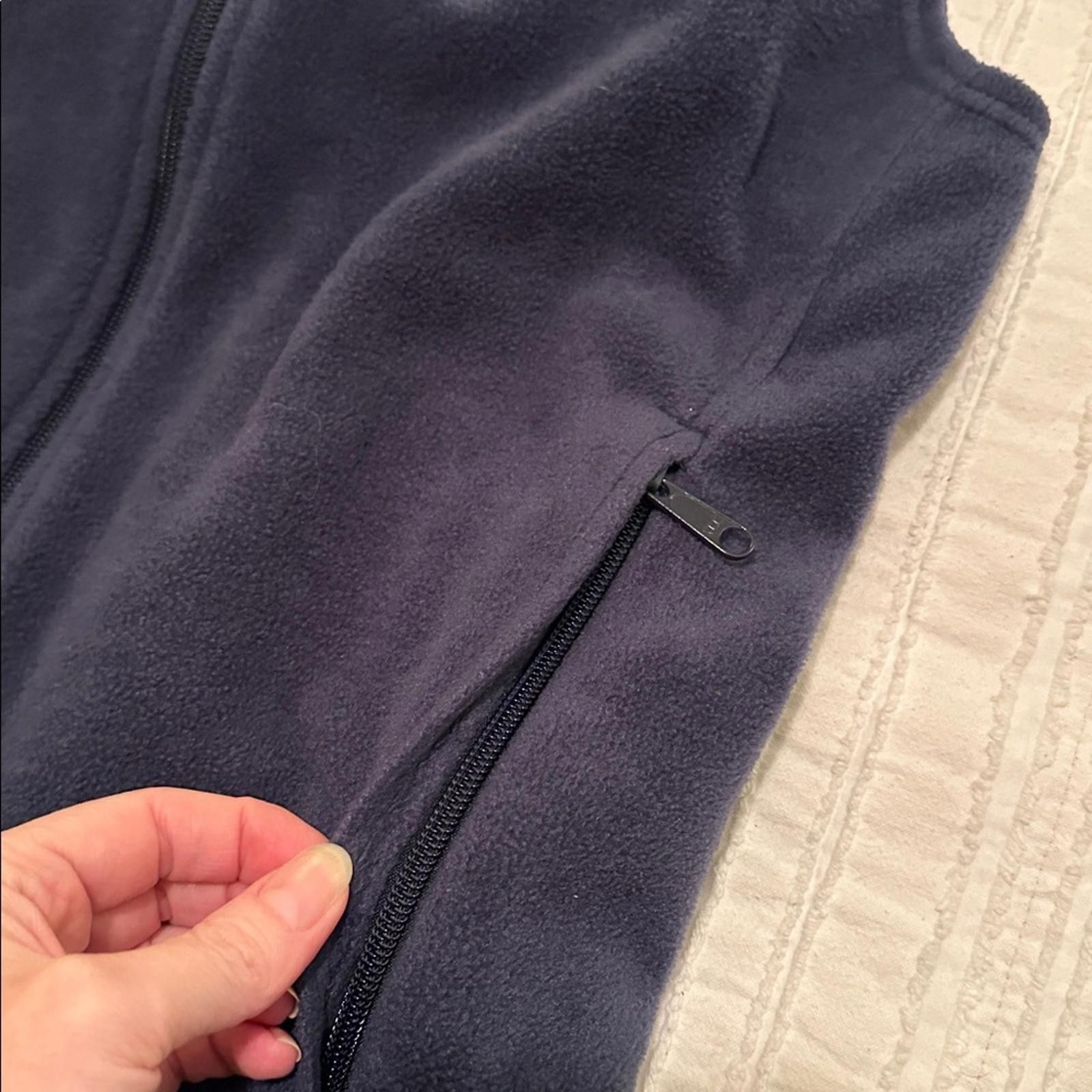 Columbia Columbia Dark Blue Sleeveless Fleece Vest Size US S / EU 44-46 / 1 - 6 Thumbnail
