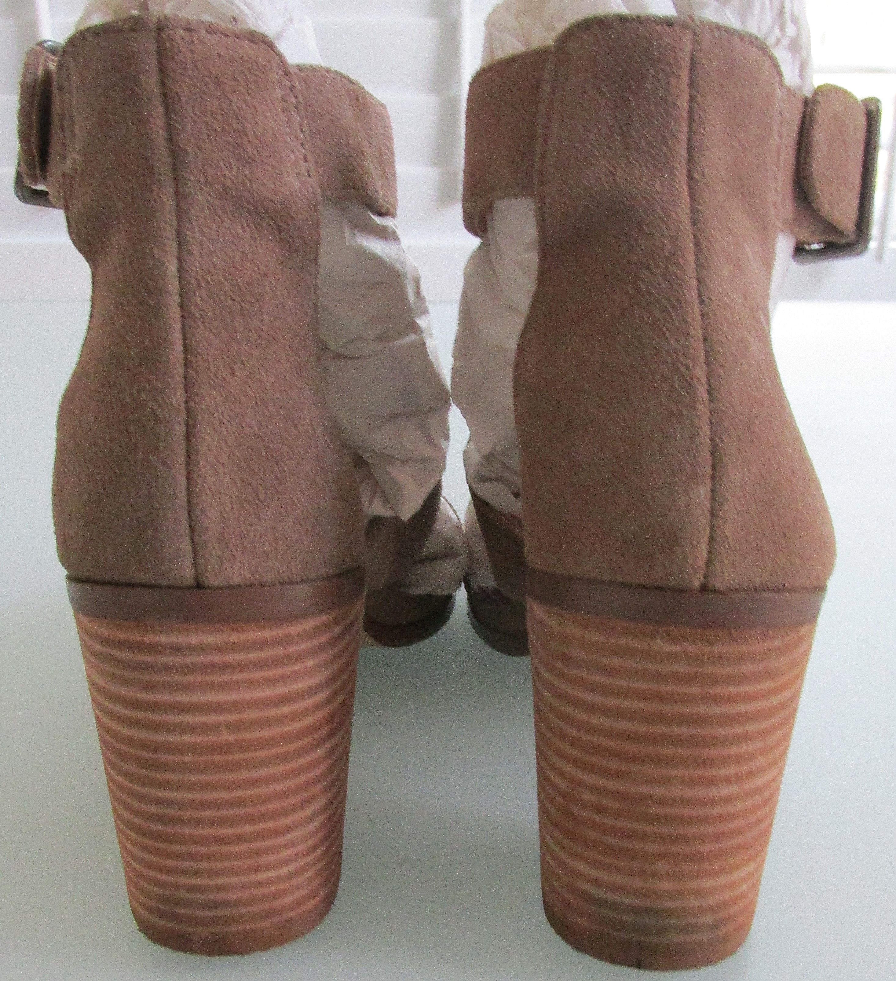 Other Sole Society Suede Open Toe Fringe Heels Size 8M Size US 8 / IT 38 - 6 Thumbnail