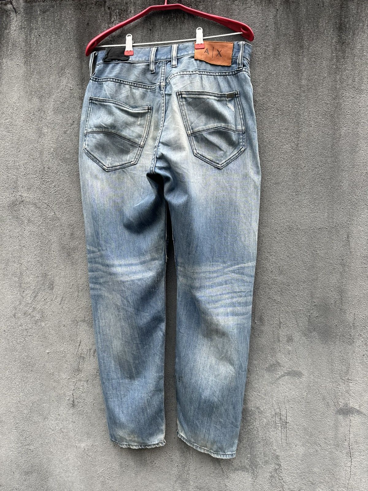 Armani Exchange 👹Armani Exchange Washed Baggy Jeans Size US 29 - 7 Thumbnail