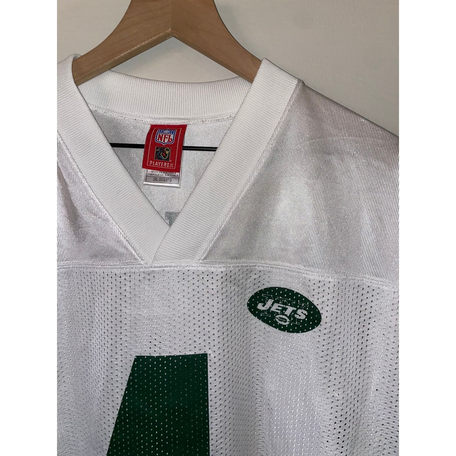 NFL New York Jets Jersey Brett Favre #4 White Green NFL 2XL XXL Size US XXL / EU 58 / 5 - 3 Thumbnail