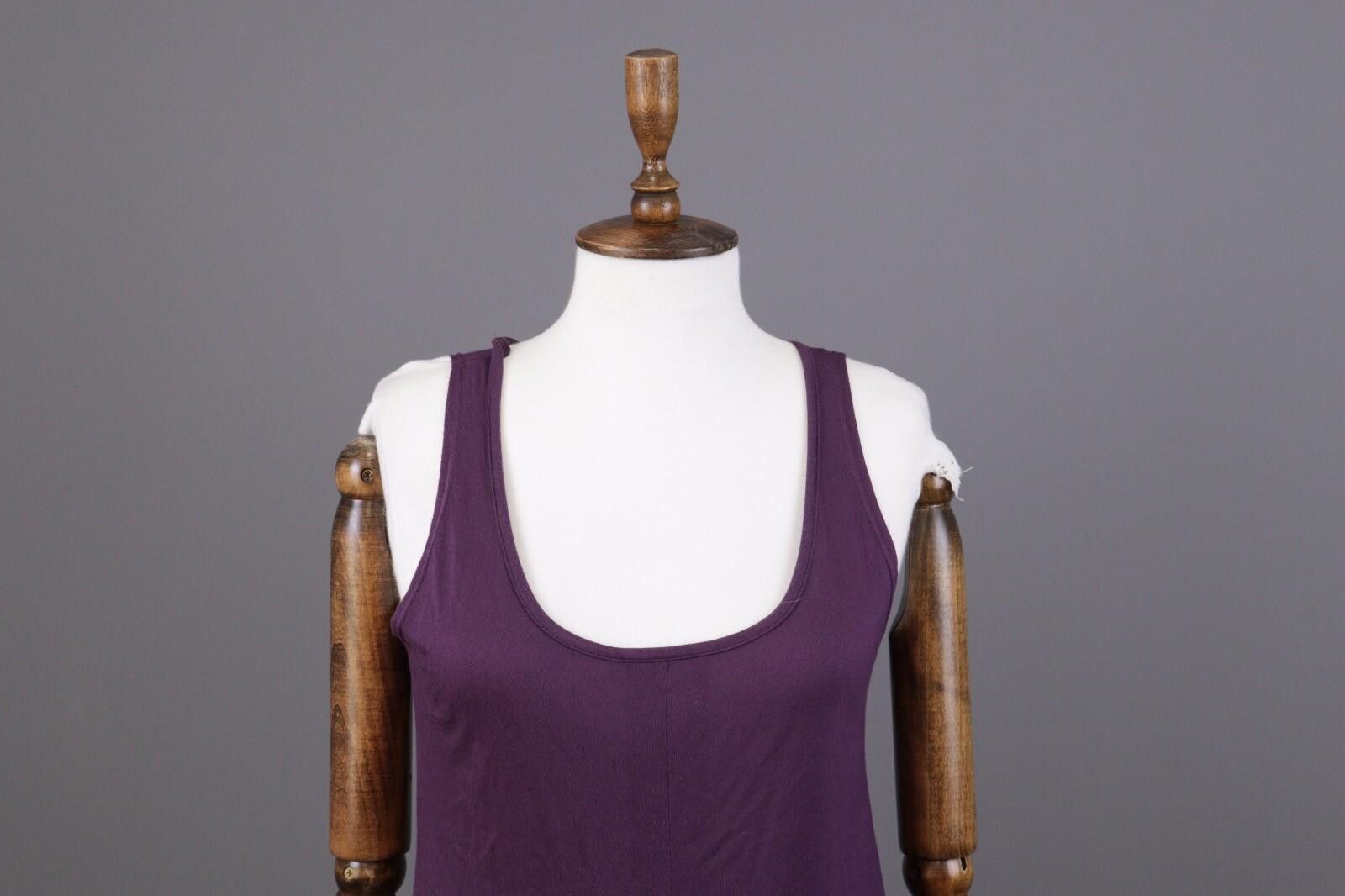 Designer Gudrun Sjoden Purple Modal Midi A-Line Dress Size S Size S / US 4 / IT 40 - 2 Thumbnail