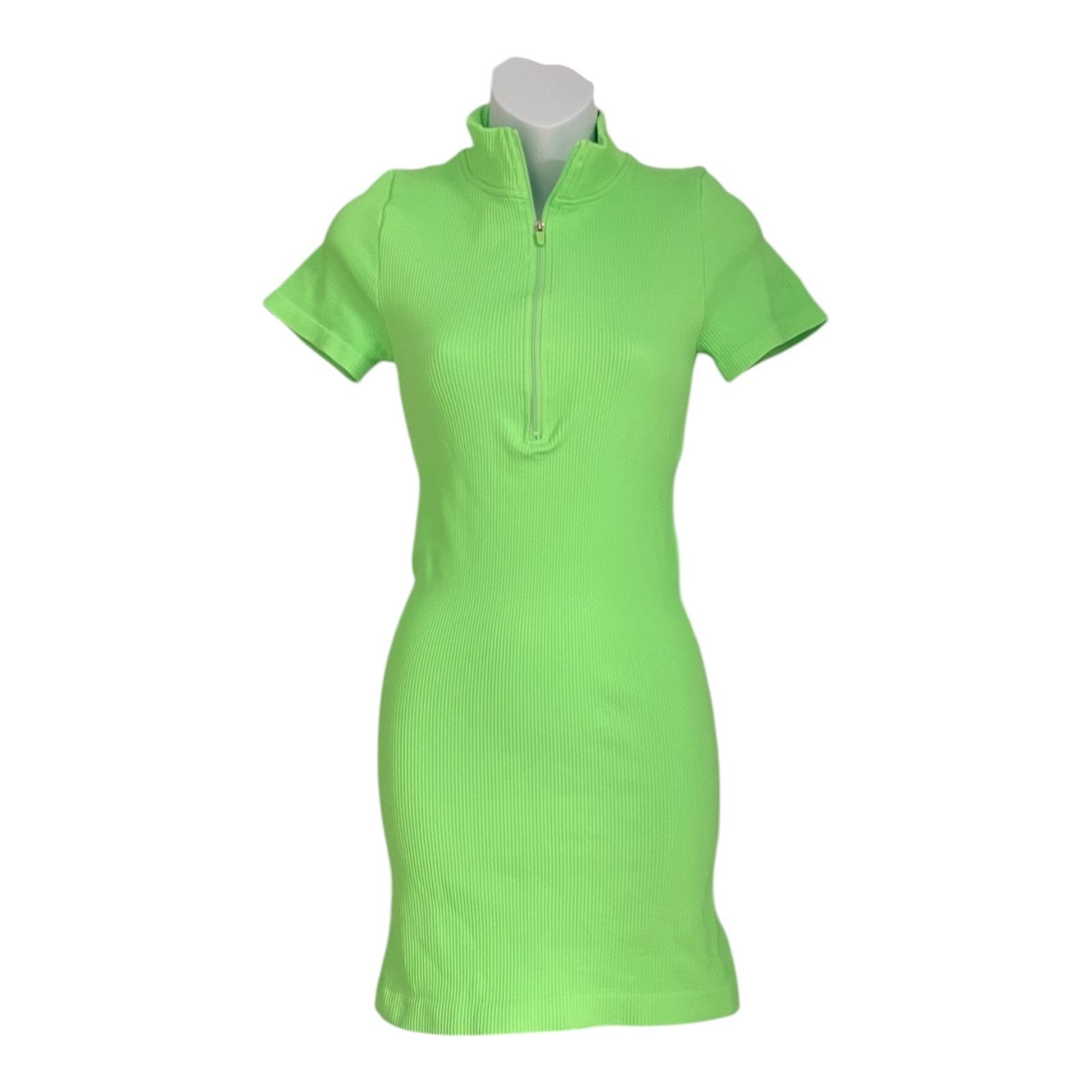 Other NWOT OQQ Zip Front Short Sleeve Mini Bodycon Dress Size M / US 6-8 / IT 42-44 - 2 Thumbnail