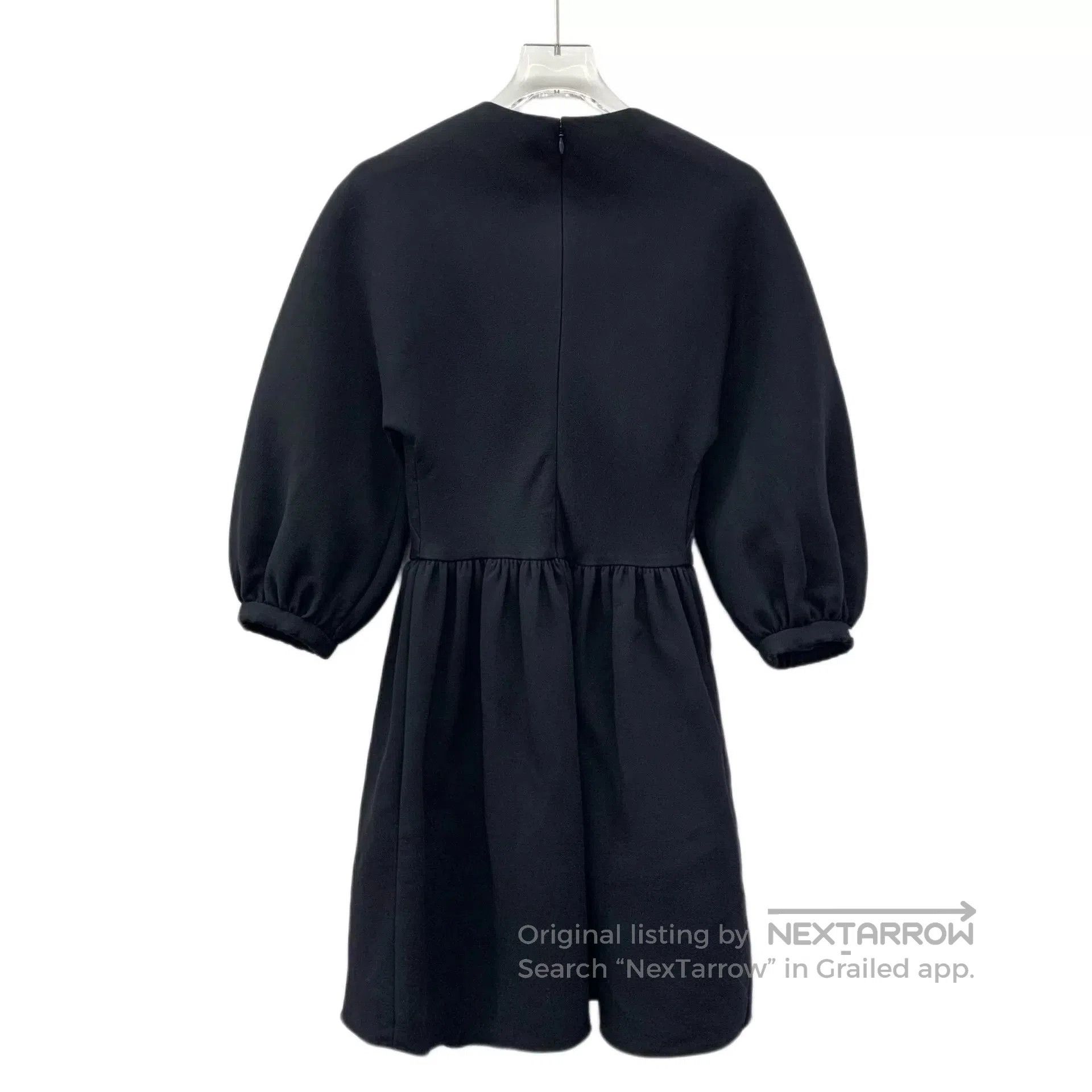 Dior Christian Dior Black Wool Dress. Size US XXS / EU 40 - 2 Thumbnail
