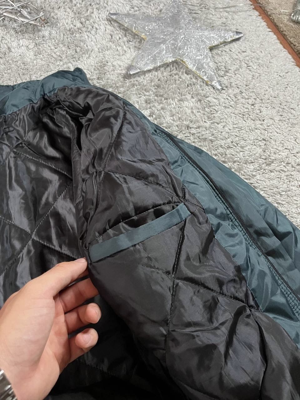 Nike × Vintage Vintage Nike 90s Rare Puffer Jacket Y2K Big Logo Swoosh Size US L / EU 52-54 / 3 - 7 Thumbnail
