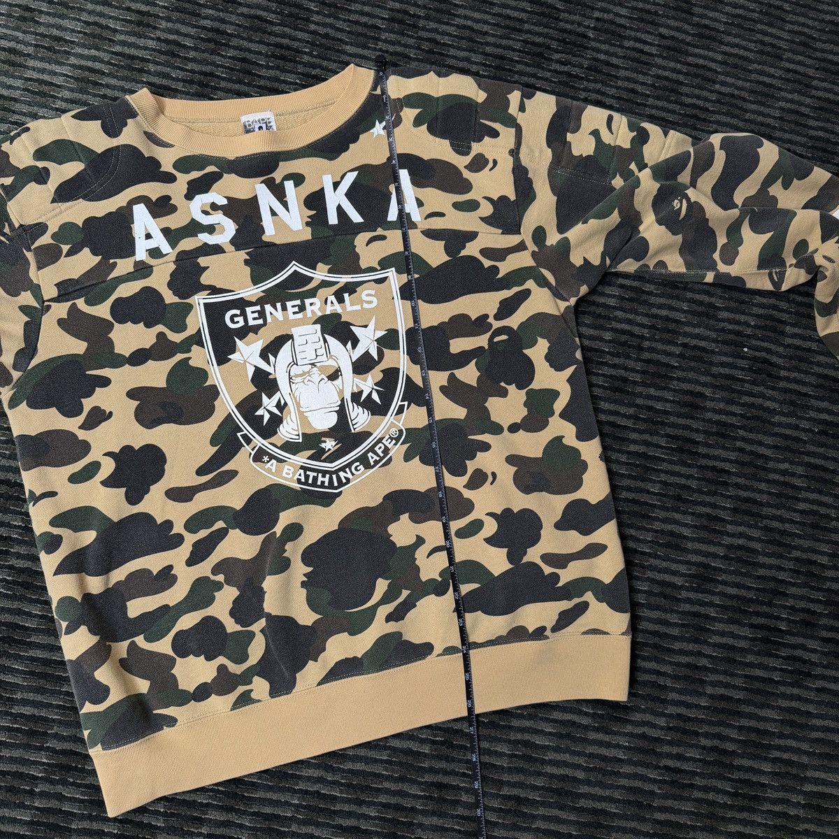 Bape Vintage Bape 1st Camo Generals Crewneck Size US M / EU 48-50 / 2 - 7 Thumbnail