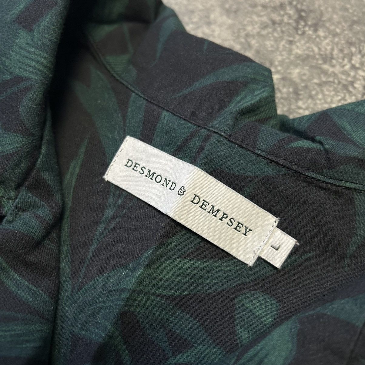 Other Designer Desmond & Dempsey Graphic Button Pijama Shirt Size US L / EU 52-54 / 3 - 4 Thumbnail