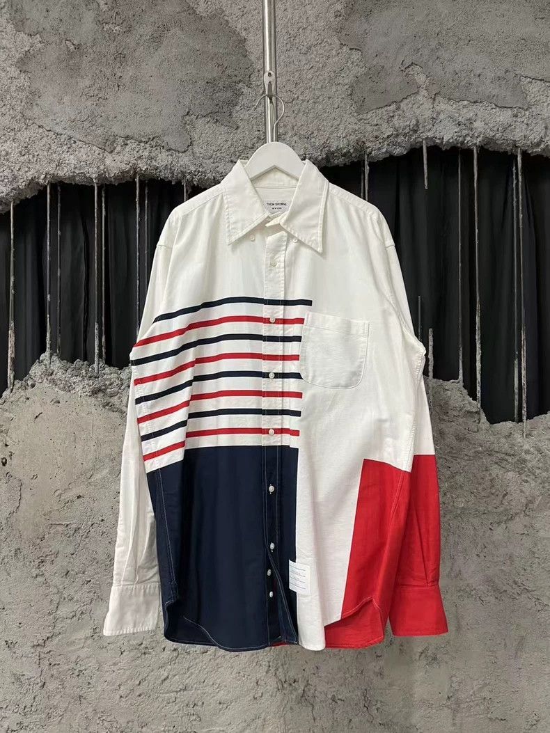 Thom Browne Thom browne Shirt 2503-Nextarrow Size US XL / EU 56 / 4 - 1 Thumbnail