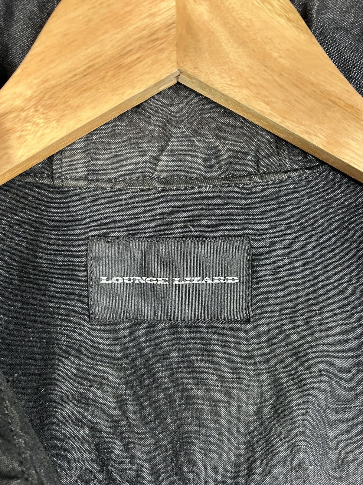 Japanese Brand × Lounge Lizard × Vintage ⚡️Vintage Lounge Lizard Hooded Zipper Jacket Size US M / EU 48-50 / 2 - 10 Thumbnail