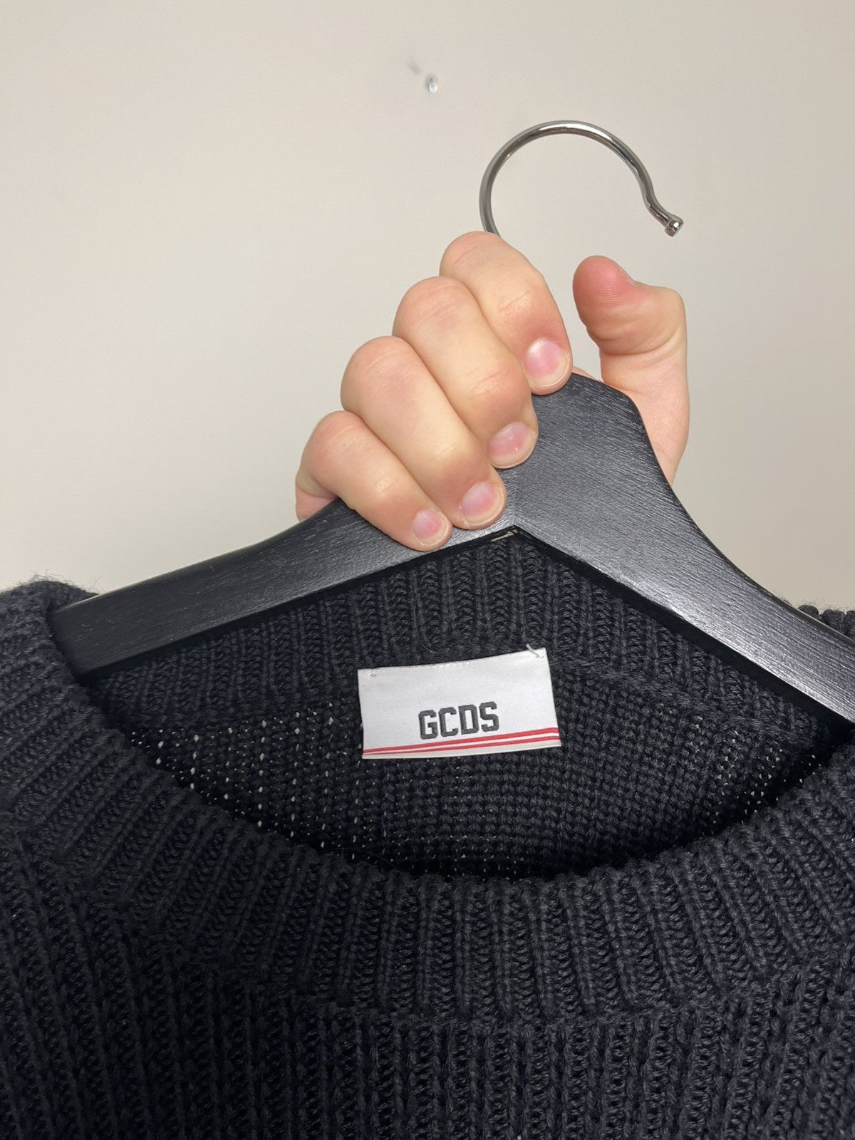 GCDS GCDS SWEATER BLACK Size US L / EU 52-54 / 3 - 3 Thumbnail