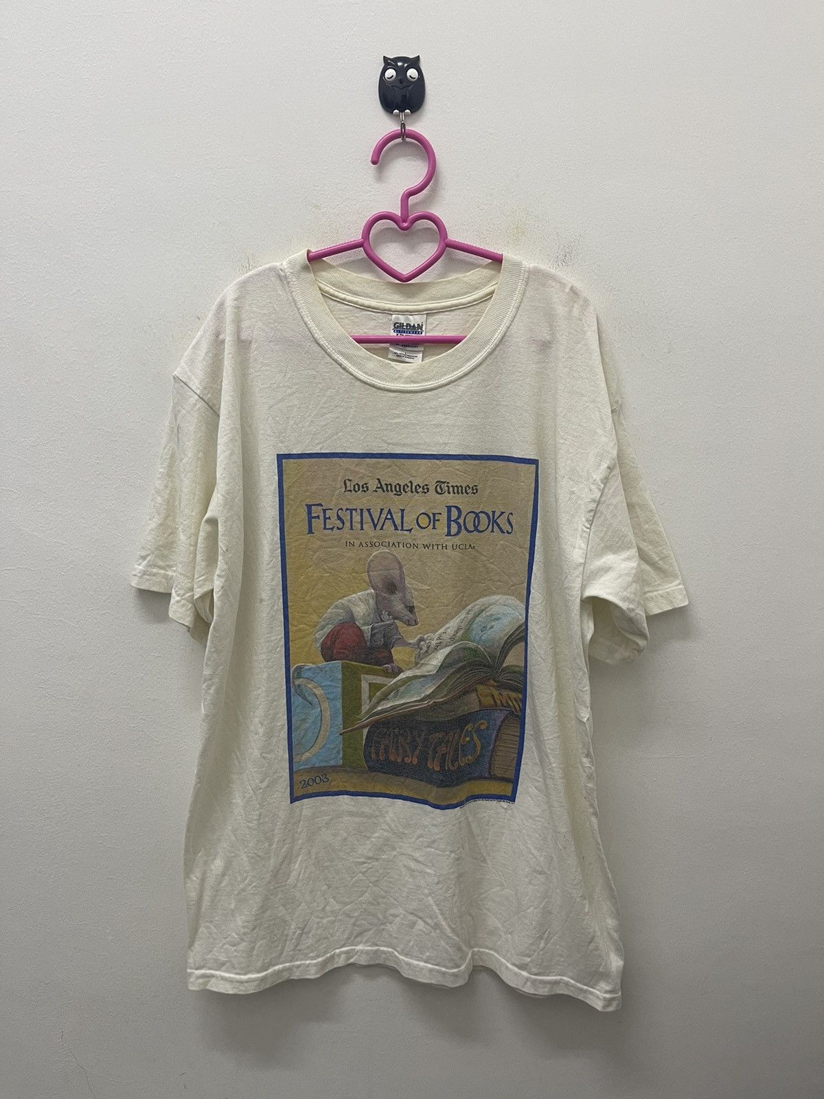 Vintage Rare Vintage LA TIMES Festival of Books UCLA 2001 Rip Squeak Size US L / EU 52-54 / 3 - 1 Thumbnail