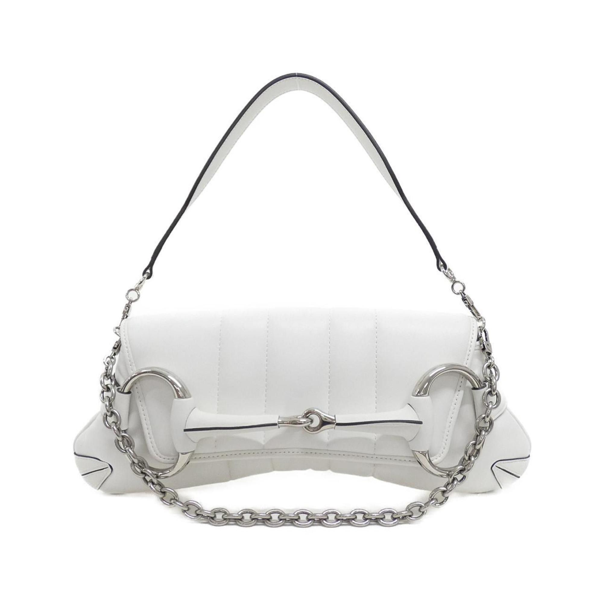 Gucci 764255 Aacu1 Shoulder Bag in White, Women's