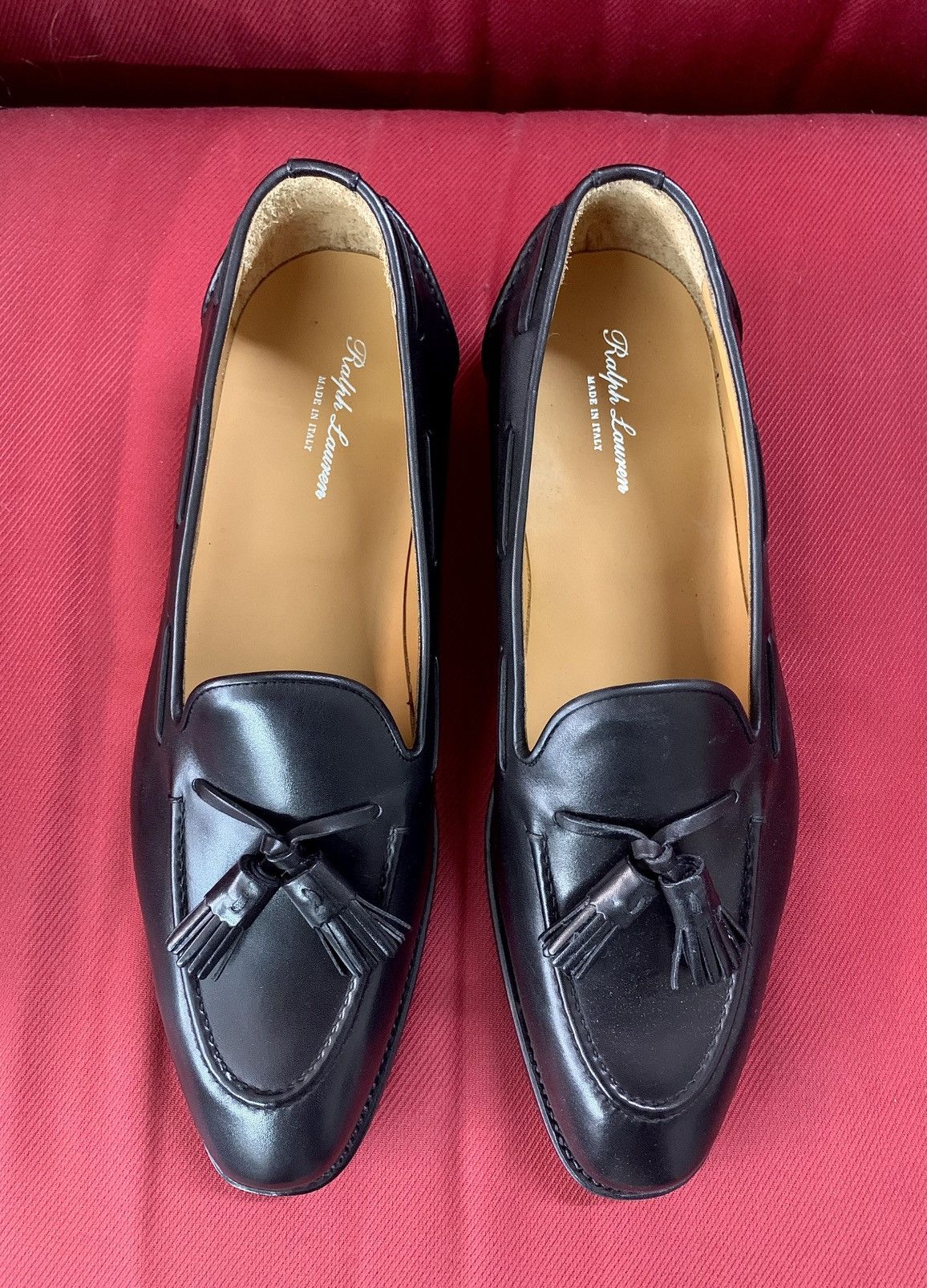 Ralph Lauren Purple Label Luther Tassel Loafers Size US 9.5 / EU 42-43 - 2 Thumbnail