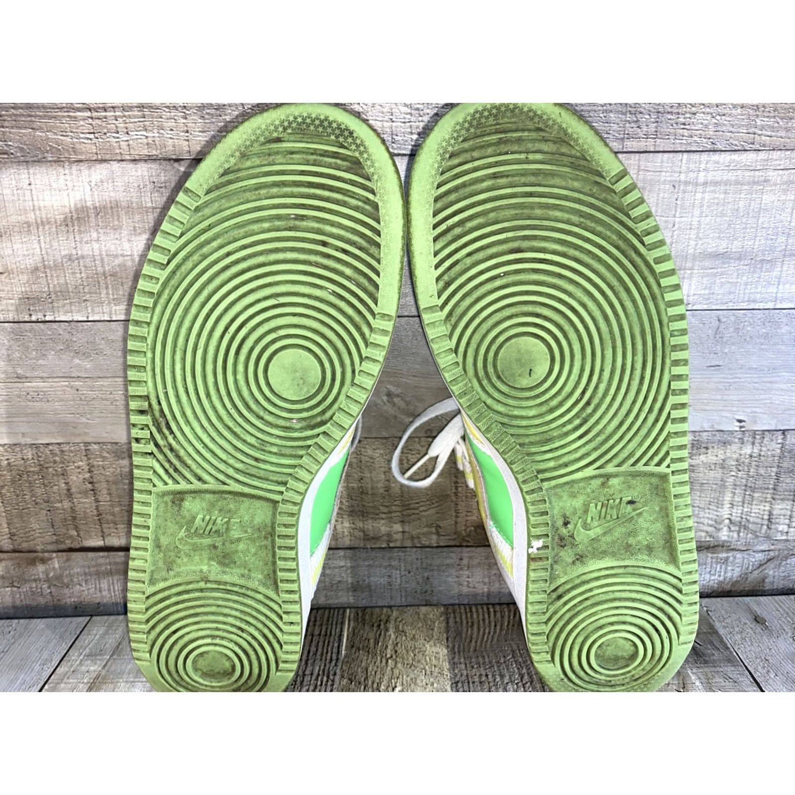 Nike Nike Mens Vandal Low Sneakers 312456-371 Size 10.5 Green Yellow White Mens Size US 10 / EU 43 - 8 Thumbnail