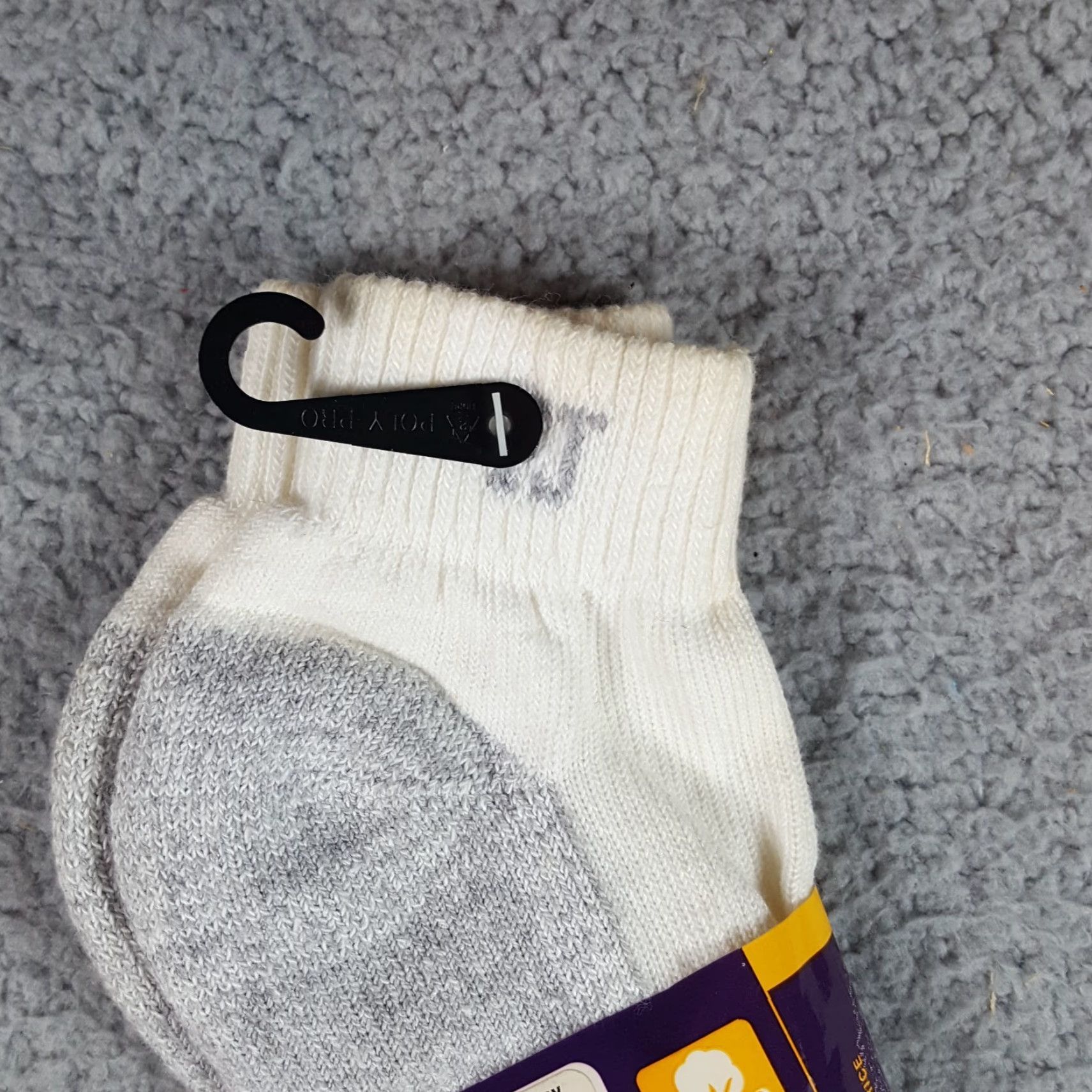 Footjoy FootJoy Juniors Golf Socks 5-9 White Cotton Athletic Low Cut Preppy Sports Mens Size ONE SIZE - 7 Thumbnail