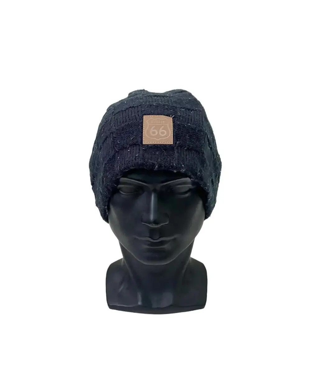 Route 66 Route 66 Distressed Knit Beanie Hat Size ONE SIZE - 1 Thumbnail