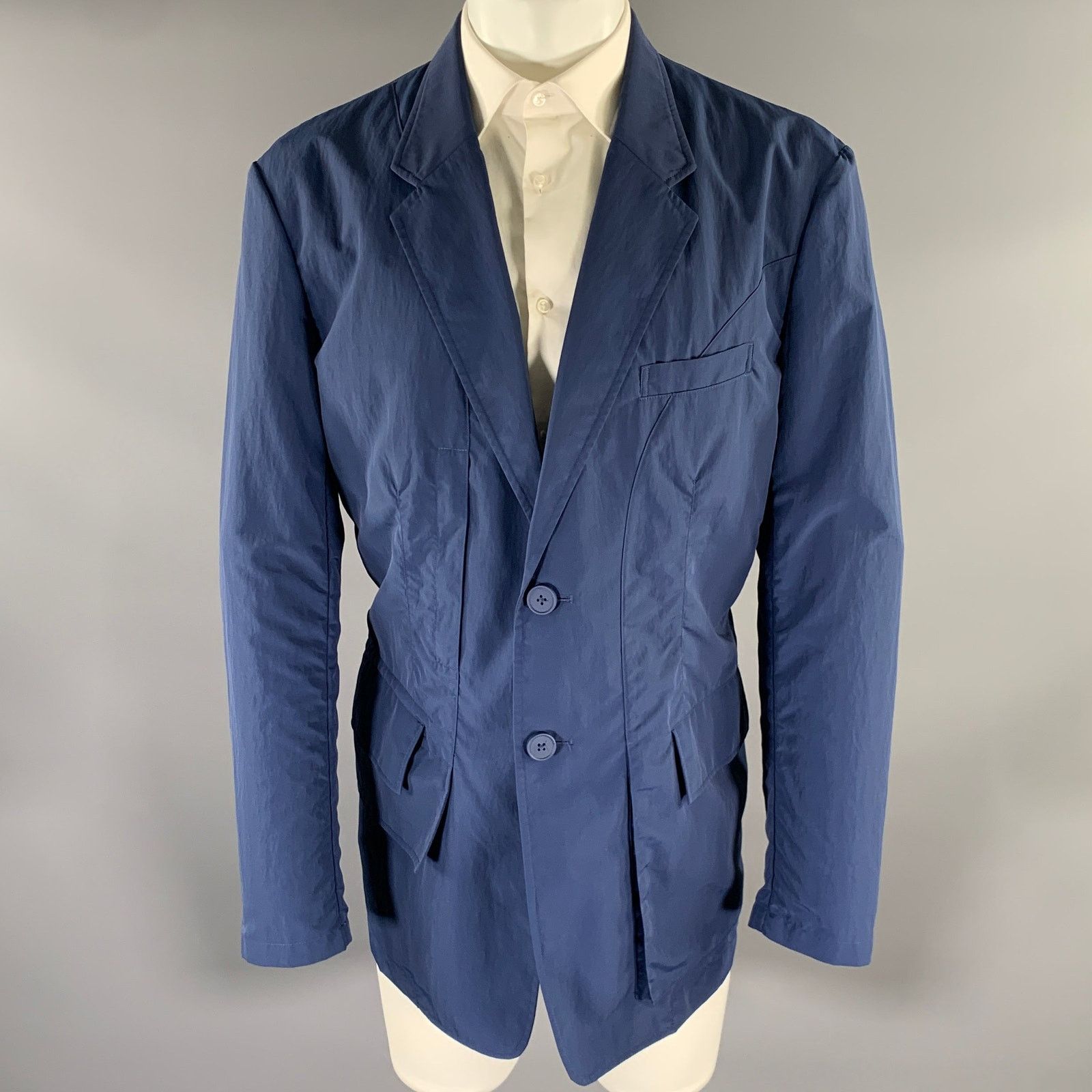Y-3 Y-3 Size M Navy Polyamide Notch Lapel Sport Coat Size 46R - 1 Thumbnail
