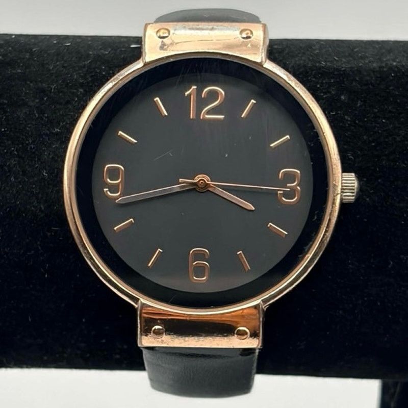 Other Rose Gold & Black Classic Watch Size ONE SIZE - 2 Thumbnail