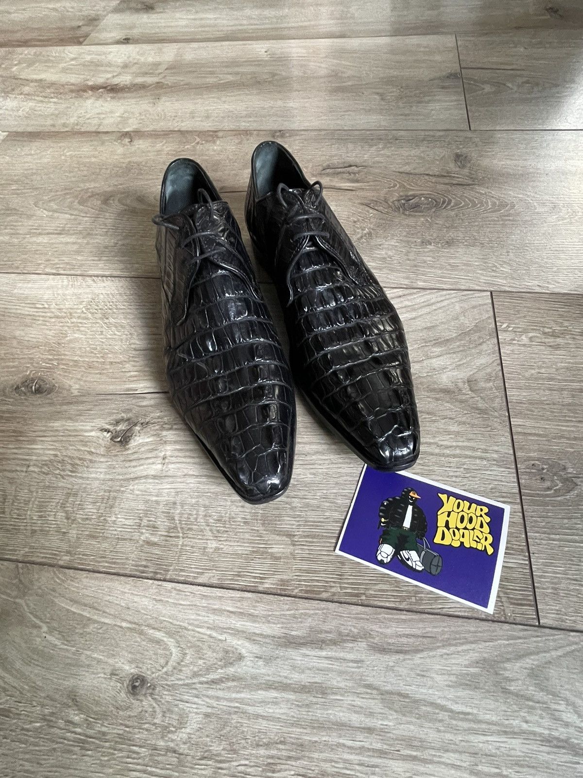 Other Laudino Caccin croco formal shoes Size US 9 / EU 42 - 10 Thumbnail