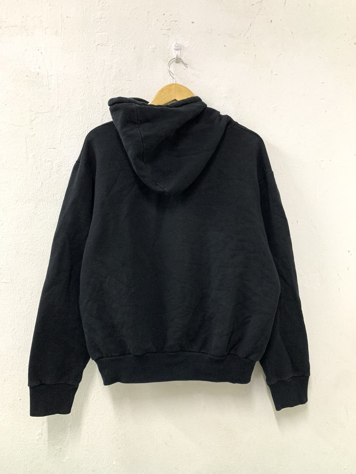 agnes b. Vintage Agnes B Black plain Hoodie Size US M / EU 48-50 / 2 - 6 Thumbnail