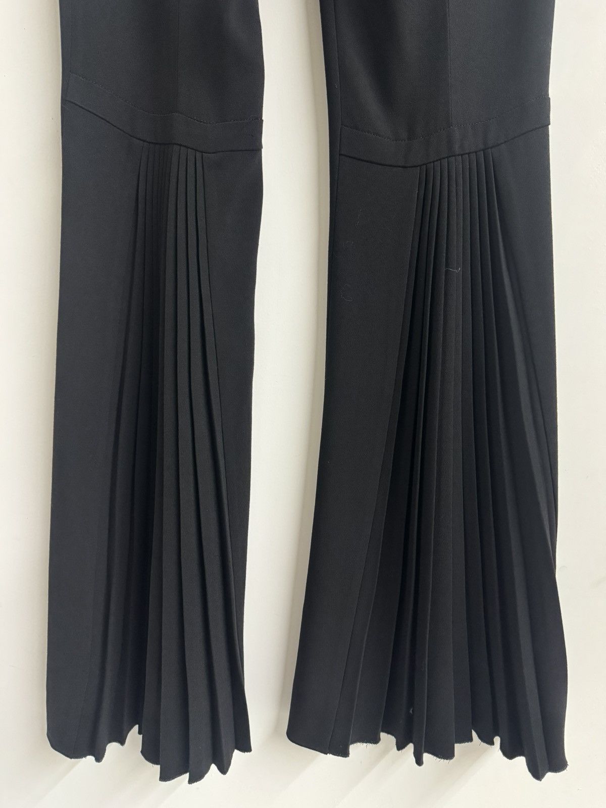 Prada Prada Black Pleated Flare Trousers – Size 38 (IT) Size 26" / US 2 / IT 38 - 11 Thumbnail