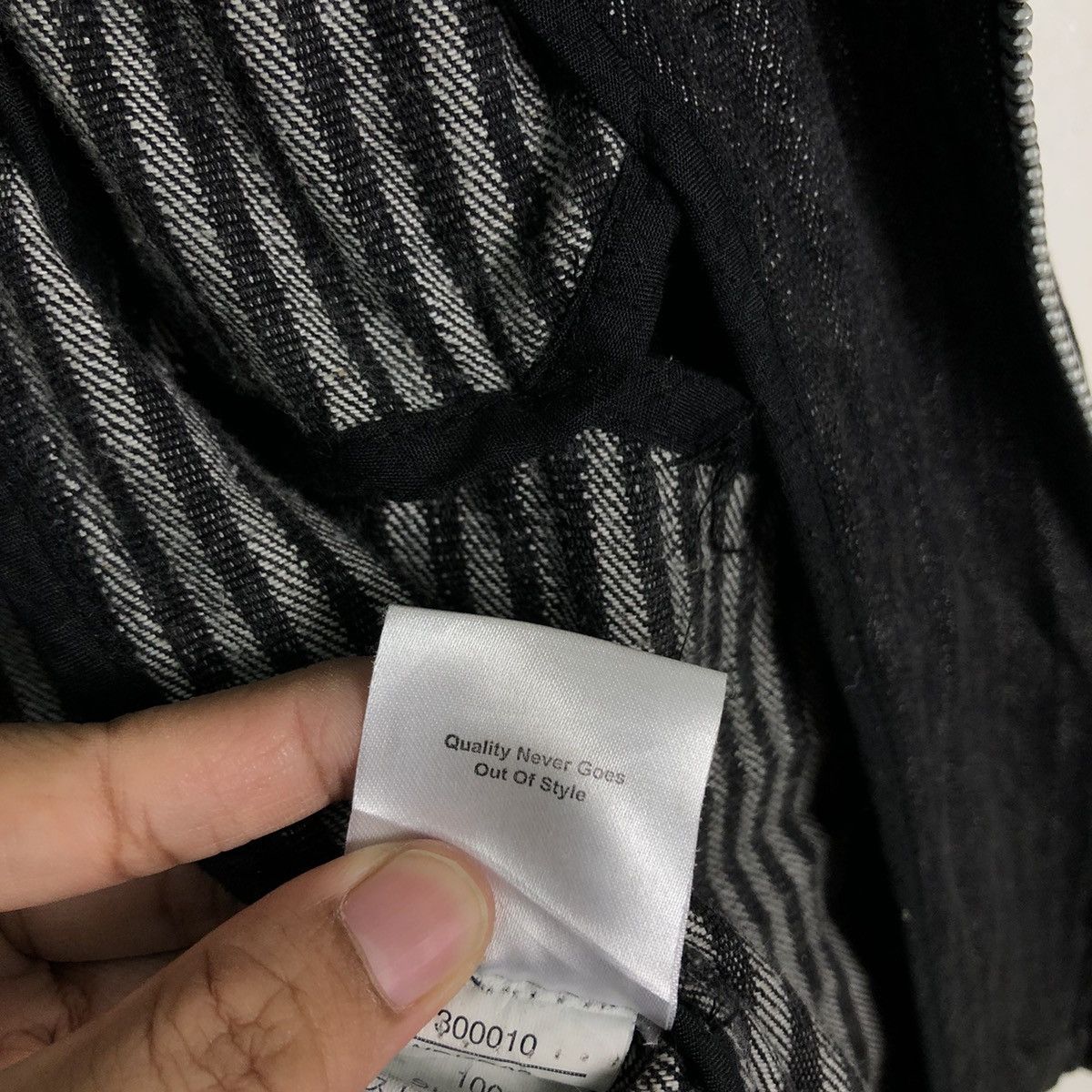 Japanese Brand Biker Jacket Bondage Double Breast Suggestion Japan Striped Size US M / EU 48-50 / 2 - 20 Thumbnail