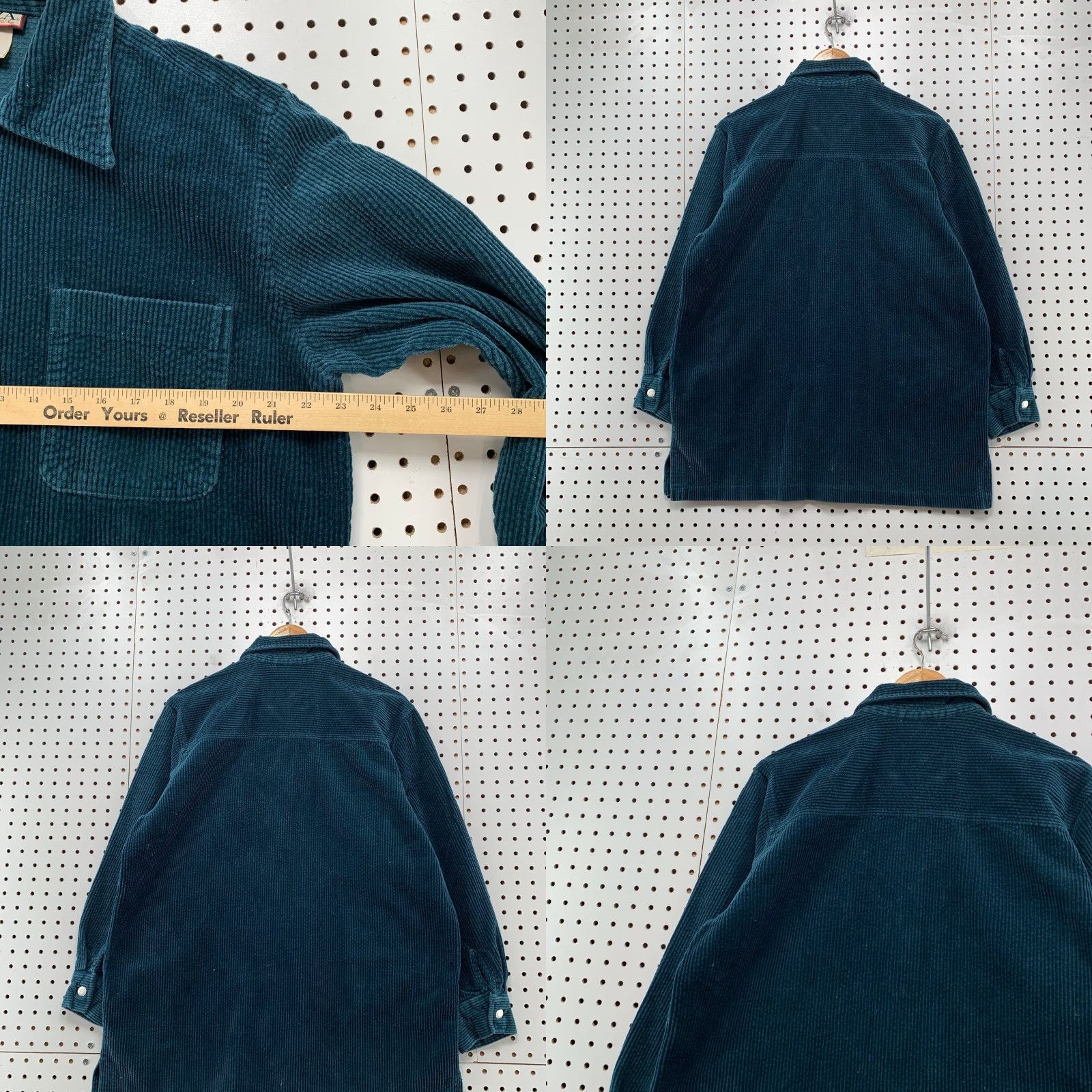 Vintage VINTAGE Cenza Jacket Womens Medium Corduroy Green Zip Size M / US 6-8 / IT 42-44 - 8 Thumbnail