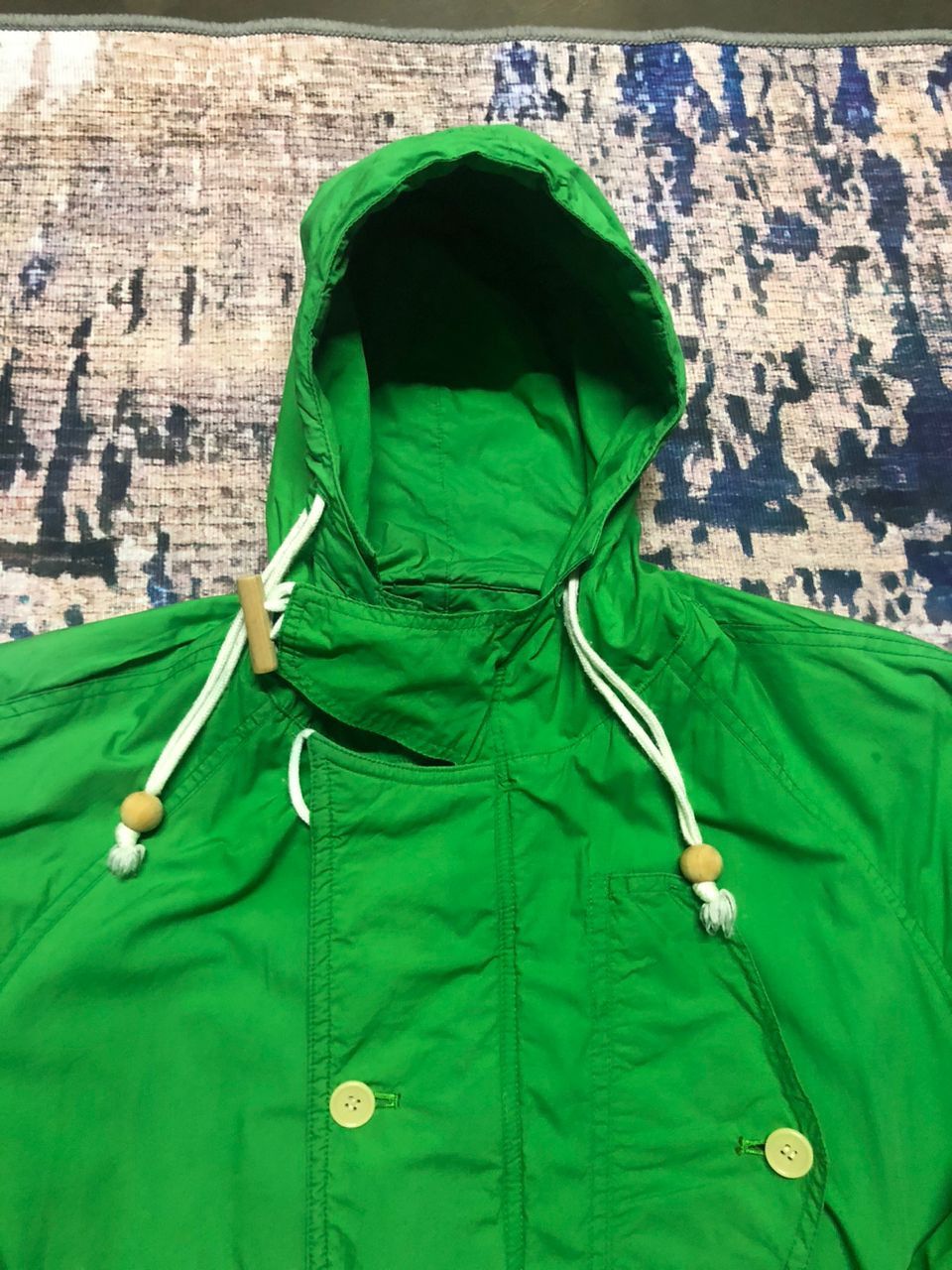 Nigel Cabourn Nigel Cabourn Green Jacket Hoodie Size US M / EU 48-50 / 2 - 4 Thumbnail