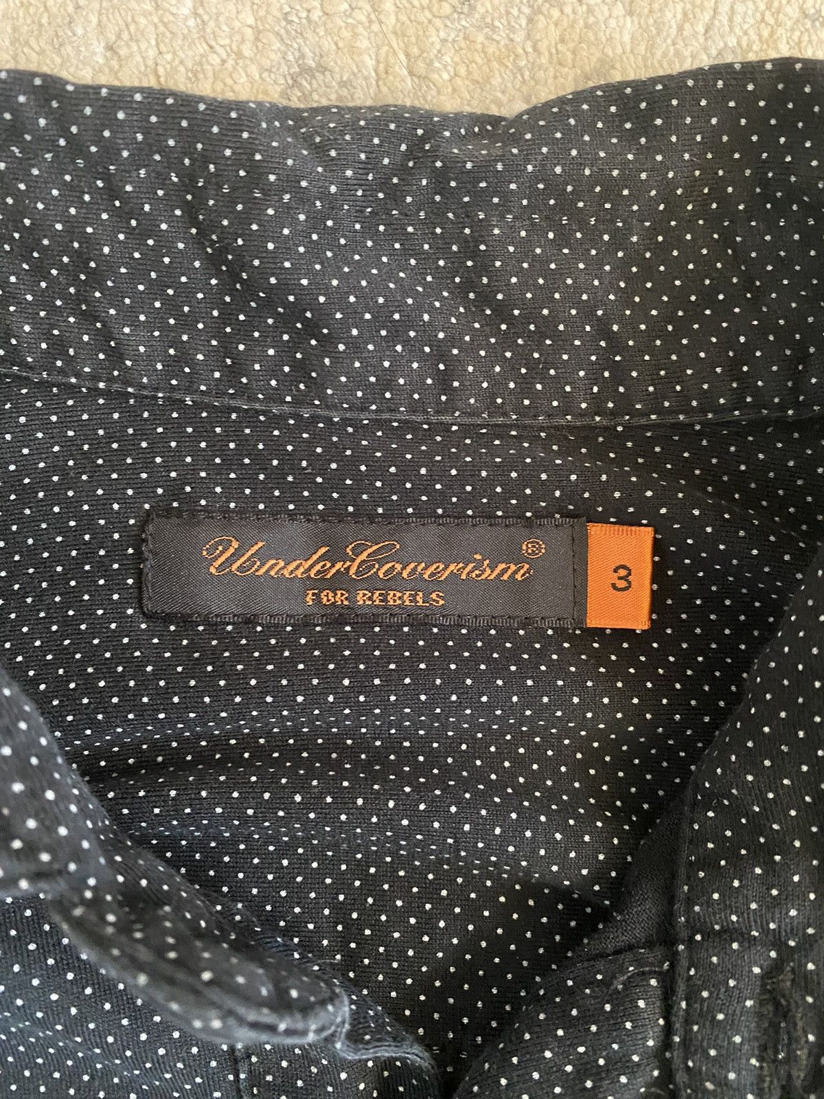 Undercover AW07 Zipper Sleeve Quarter Button Shirt Size US M / EU 48-50 / 2 - 6 Thumbnail