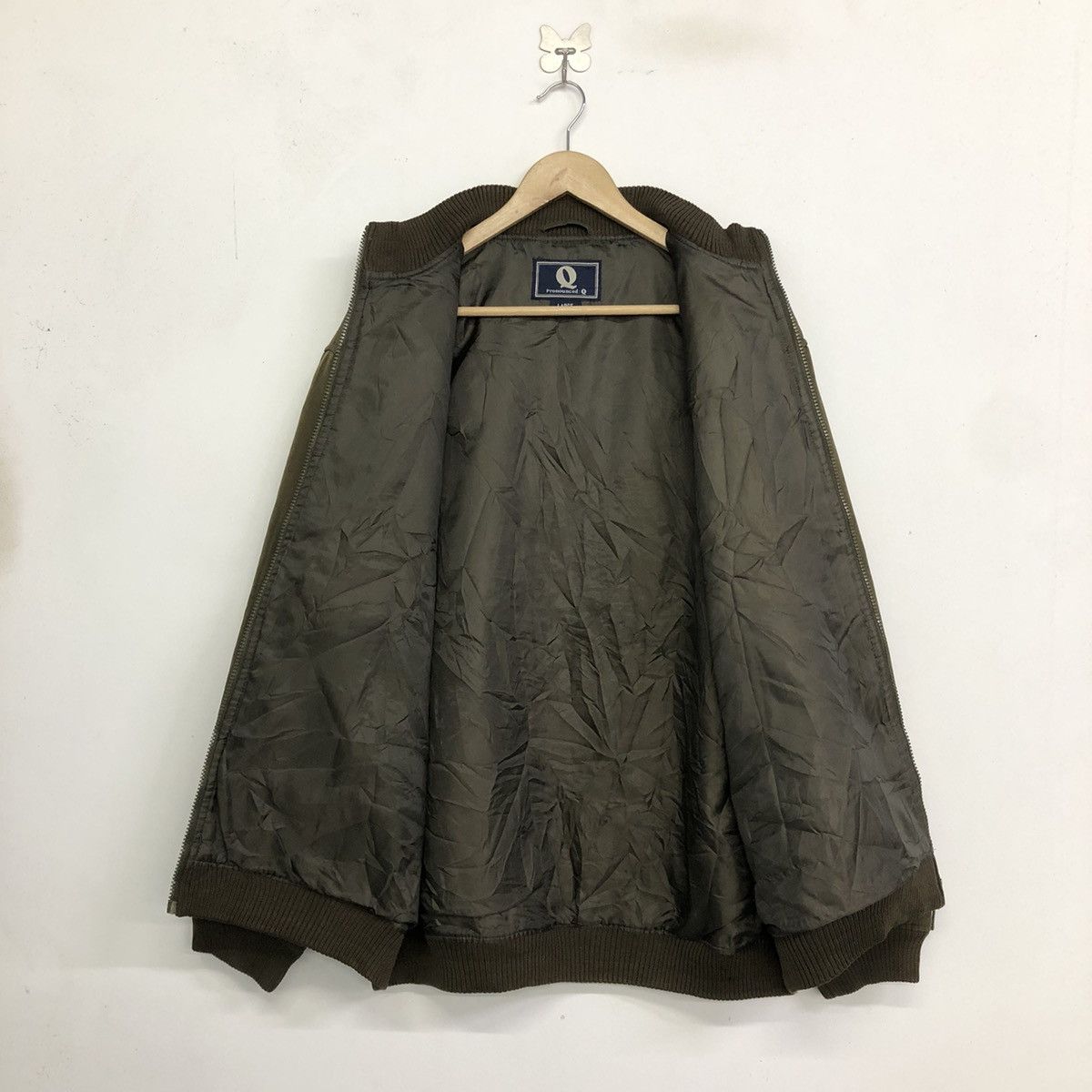 Japanese Brand Q Pronounced Quilted Design Paded Light Jacket Size US L / EU 52-54 / 3 - 9 Thumbnail