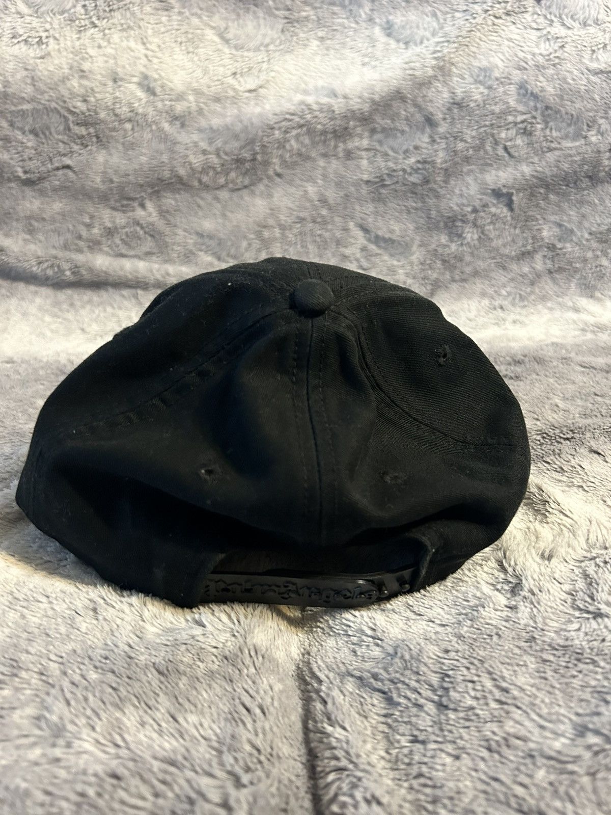Palm Angels Palm Angels Classic Logo SnapBack Cap Black Euc Size ONE SIZE - 3 Thumbnail