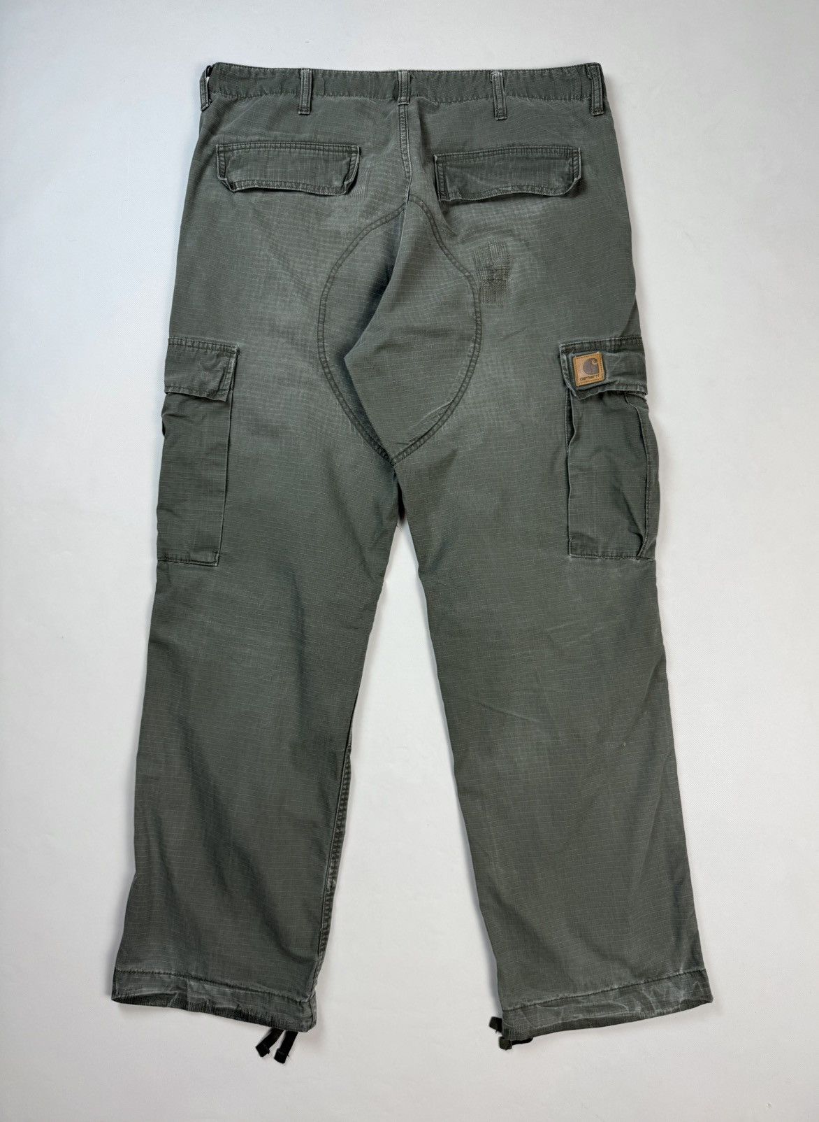Carhartt Carhartt Vintage Work Regular Cargo Pants Trousers Distress Size US 36 / EU 52 - 1 Thumbnail