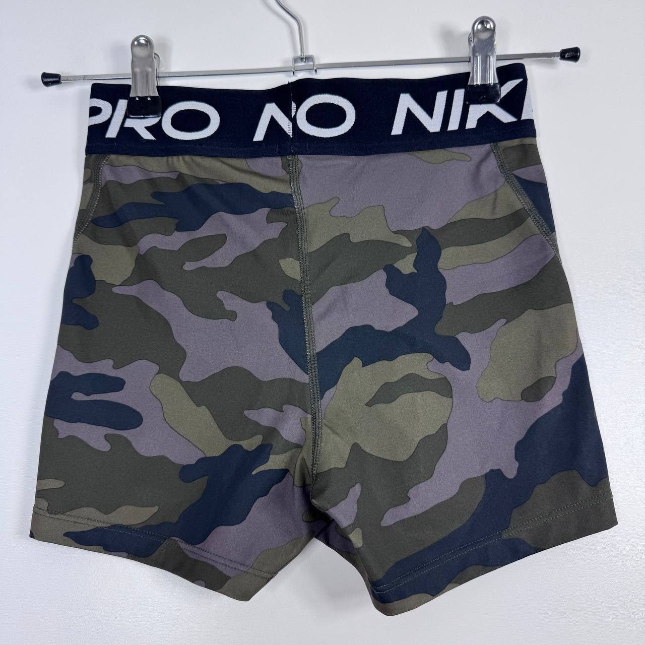 Nike Nike Pro Compression Shorts Camo Green Training Womens Sz S Size 36" / US 14 / IT 50 - 7 Thumbnail