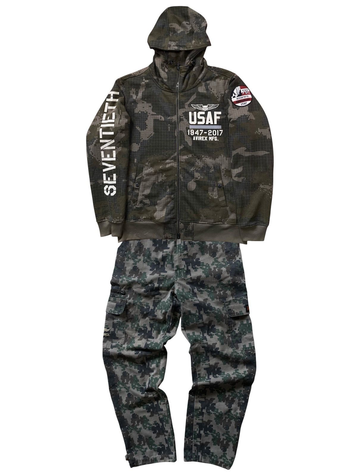 Avirex AVIREX THERMOLITE US AIR FORCE 70th ANNIVERSARY FULLSET CAMO Size US XL / EU 56 / 4 - 1 Thumbnail