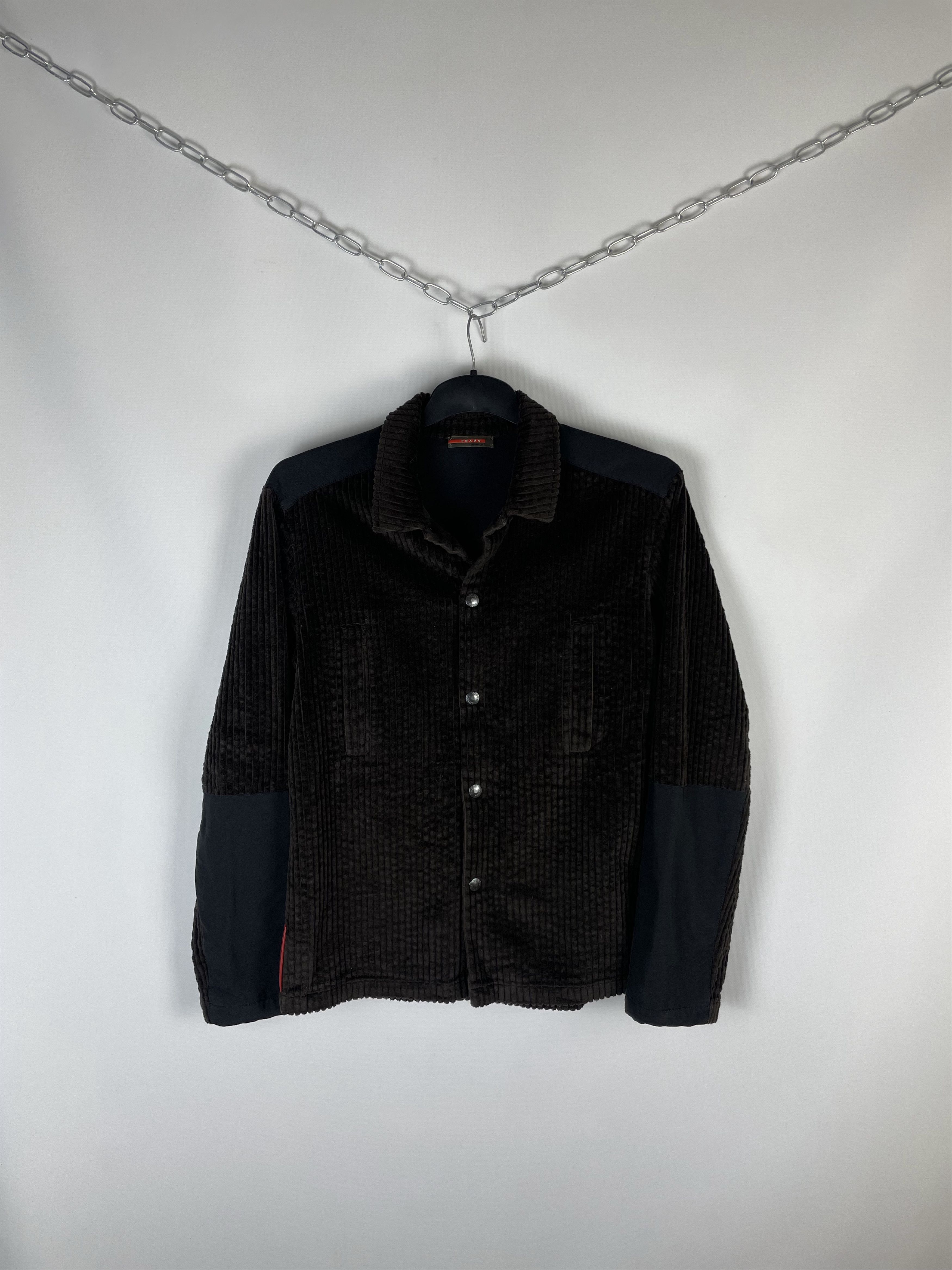 Prada Prada Milano Corduroy Nylon Shirt Size US M / EU 48-50 / 2 - 1 Thumbnail