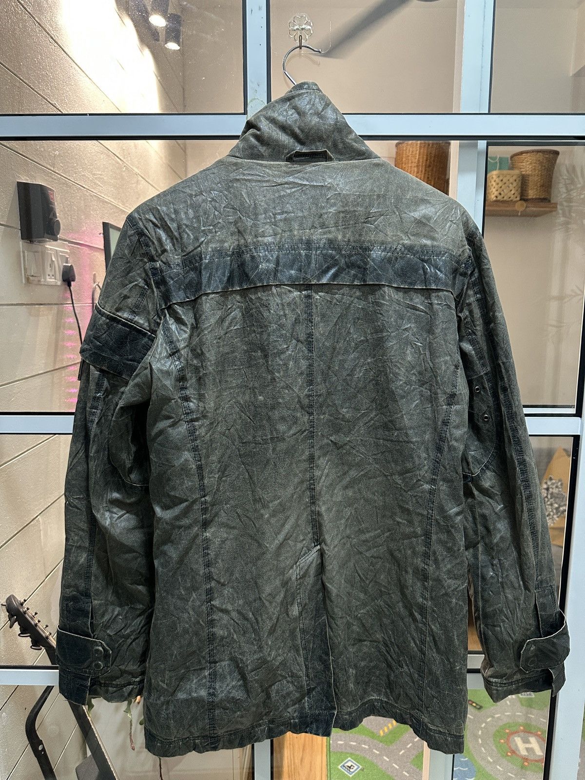 L7 Real Hip L7 Real Hip Japan Waxed Coat Zipper Jacket Size US L / EU 52-54 / 3 - 14 Thumbnail