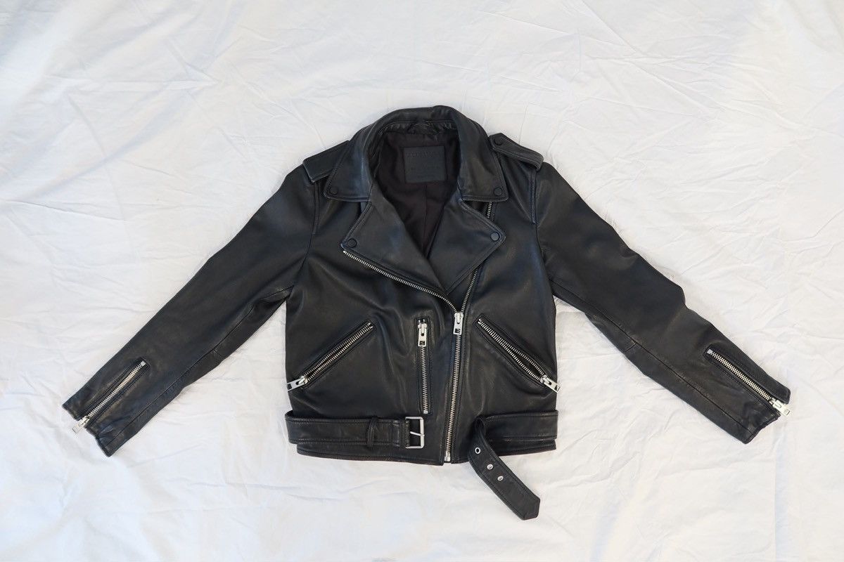Allsaints All Saints Leather Jacket Size M / US 6-8 / IT 42-44 - 6 Thumbnail