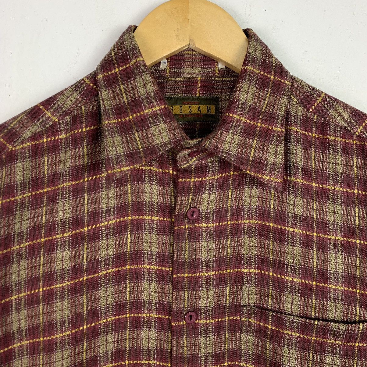 Flannel × Vintage Vintage Flannel Striped Single Pocket Shirt Size US M / EU 48-50 / 2 - 2 Thumbnail