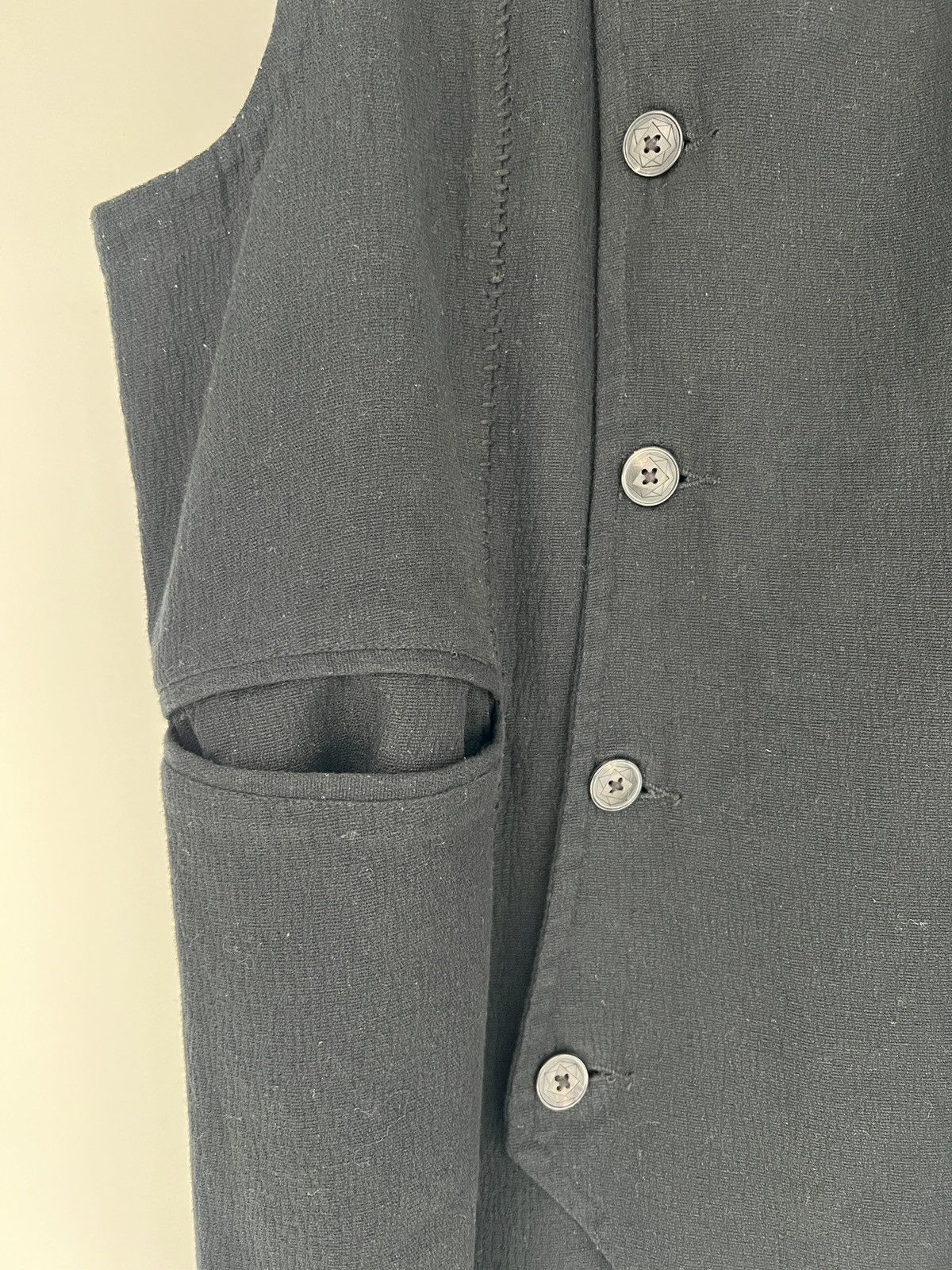 Leon Louis DARE Asymmetrical Front Vest Size 52R - 2 Thumbnail