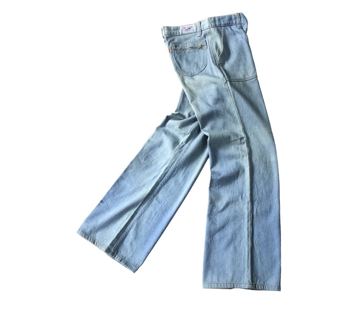Big John × Vintage 1970s Vintage Big John Zoom Up Flare Pant Size US 29 - 1 Thumbnail