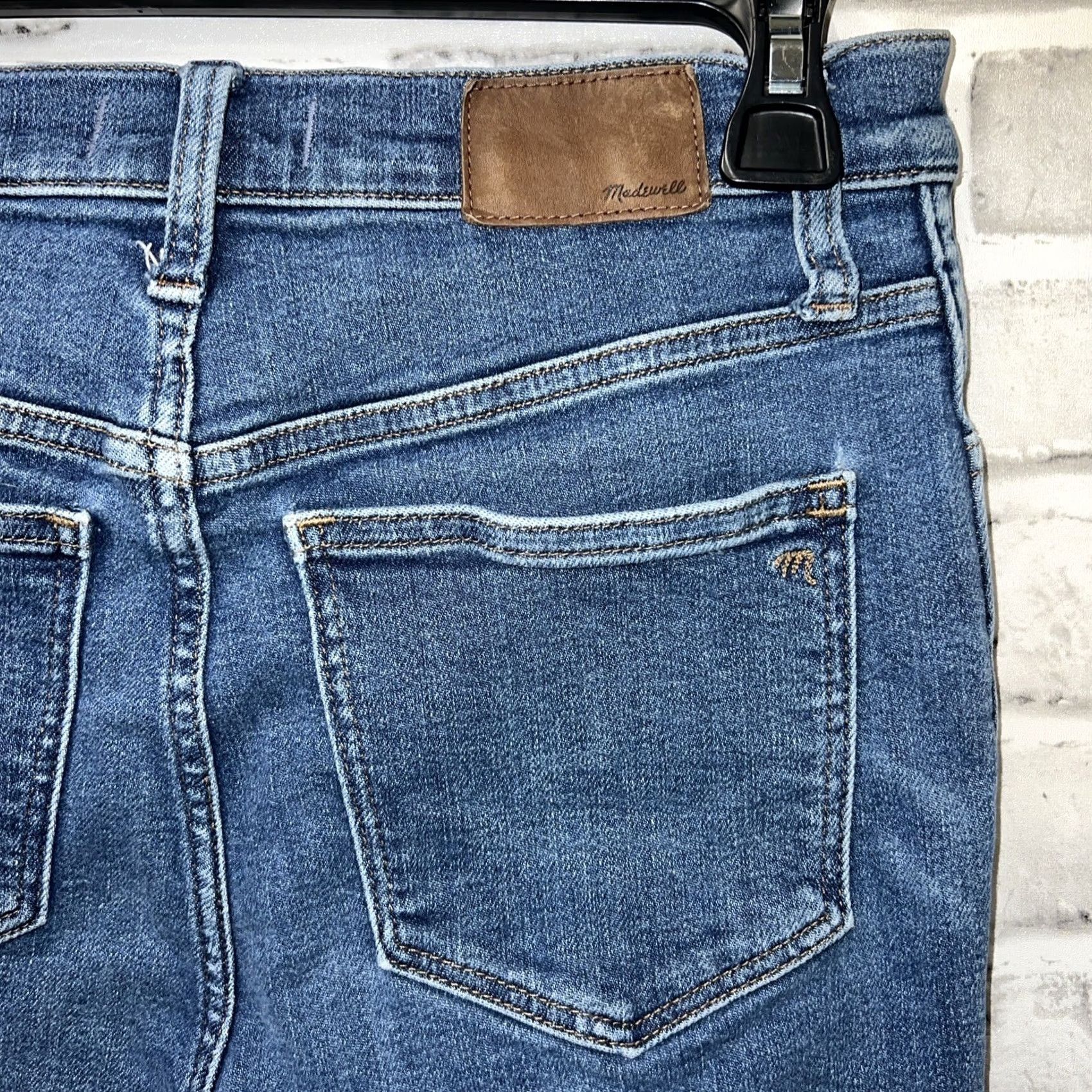 Madewell VINTAGE Madewell 10” High Rise Skinny Blue Jeans Womens Size 26 Inseam 27” Size 26" / US 2 / IT 38 - 3 Thumbnail