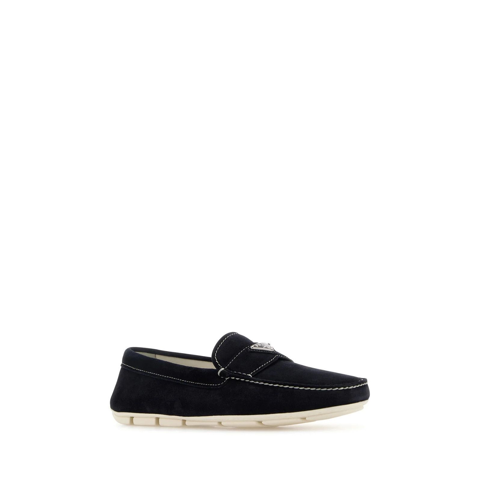 Prada PRADA Midnight Blue Suede Loafers New And Authentic (Men's s Size US 7 / EU 40 - 2 Thumbnail