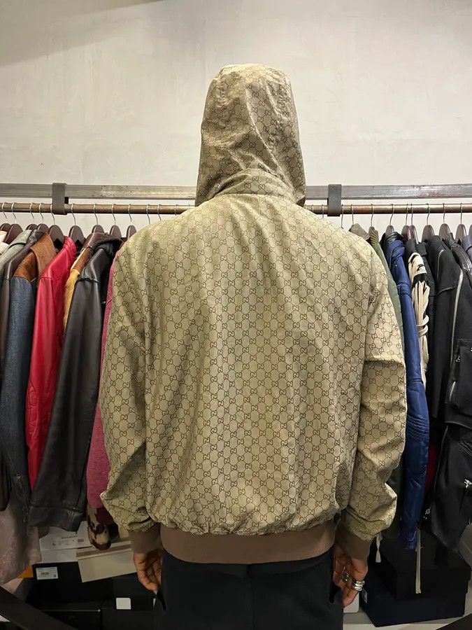 SS2011 Gucci G Beige Hooded Light Jacket